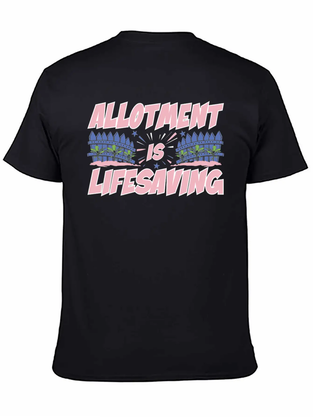 Allotment Is Lifesaving Classic Fit Graphic Tee For Daily Comfort – Unisex Cotton Shirt