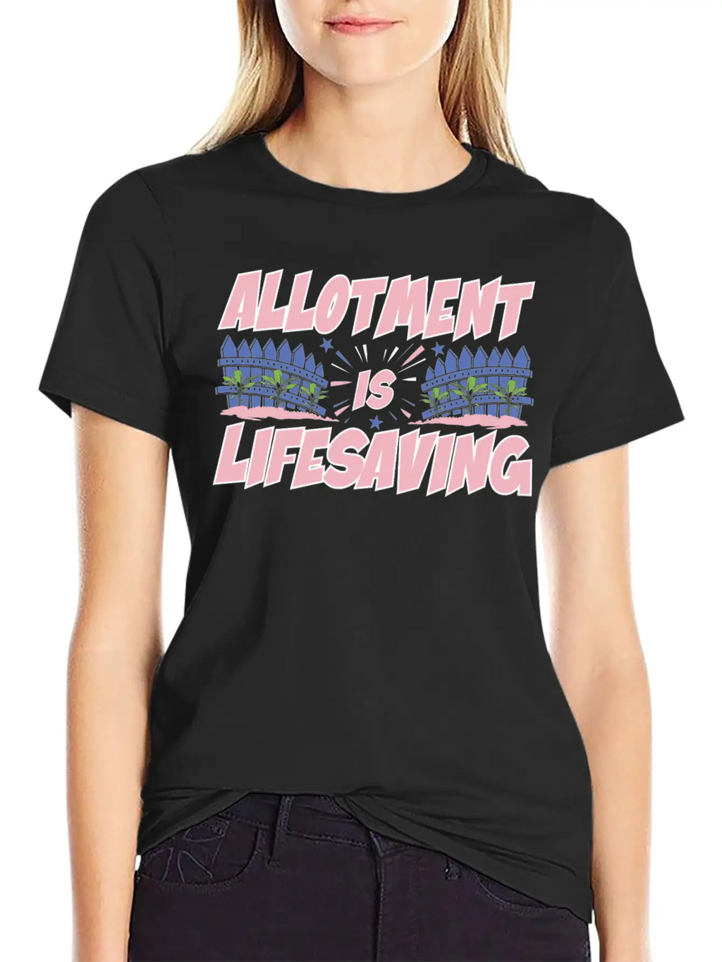 Allotment Is Lifesaving Classic Fit Graphic Tee For Daily Comfort – Unisex Cotton Shirt