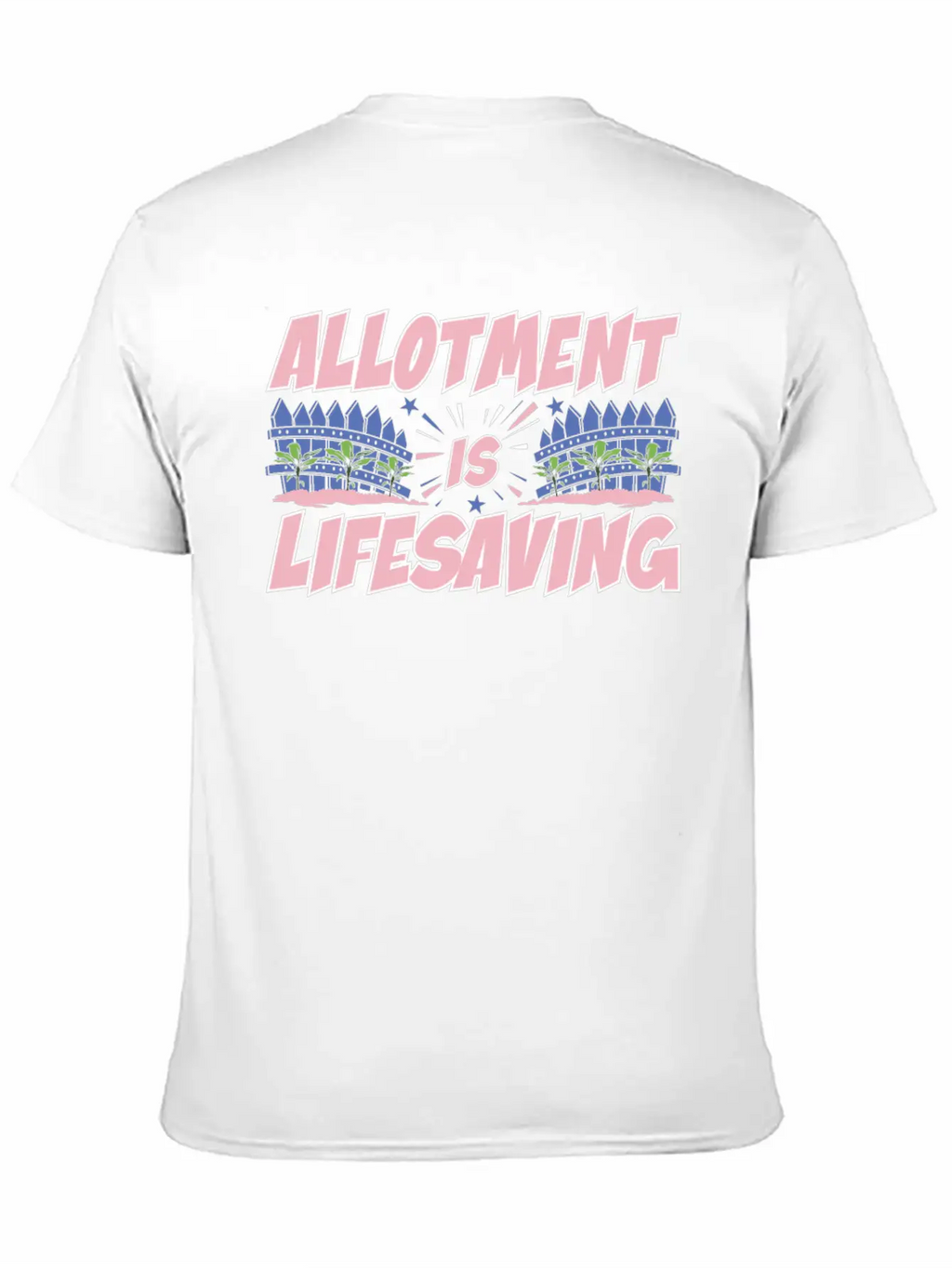 Allotment Is Lifesaving Classic Fit Graphic Tee For Daily Comfort – Unisex Cotton Shirt