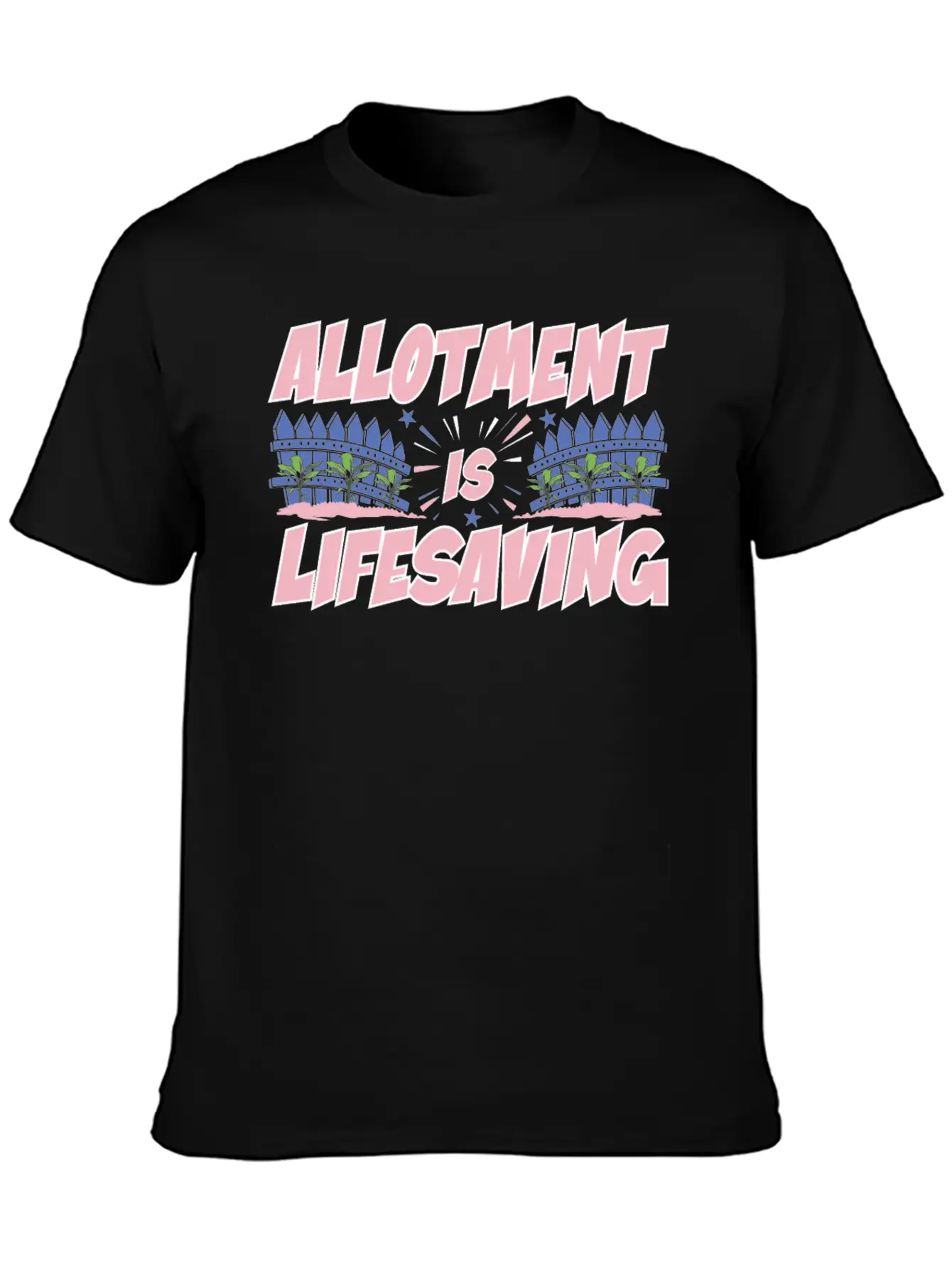 Allotment Is Lifesaving Classic Fit Graphic Tee For Daily Comfort – Unisex Cotton Shirt