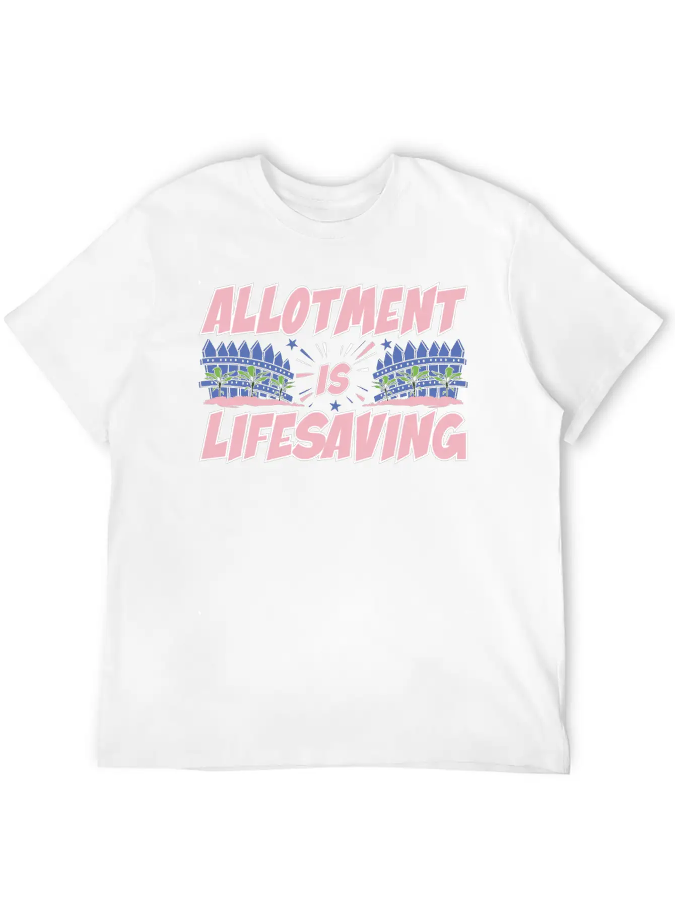 Allotment Is Lifesaving Classic Fit Graphic Tee For Daily Comfort – Unisex Cotton Shirt