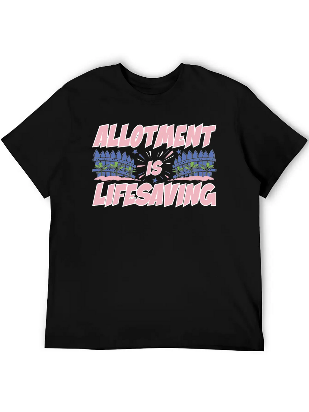 Allotment Is Lifesaving Classic Fit Graphic Tee For Daily Comfort – Unisex Cotton Shirt
