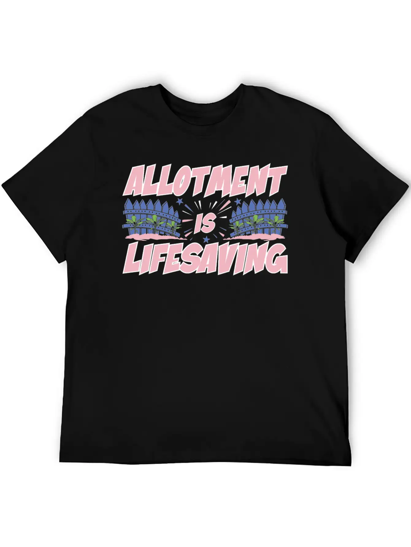 Allotment Is Lifesaving Classic Fit Graphic Tee For Daily Comfort – Unisex Cotton Shirt