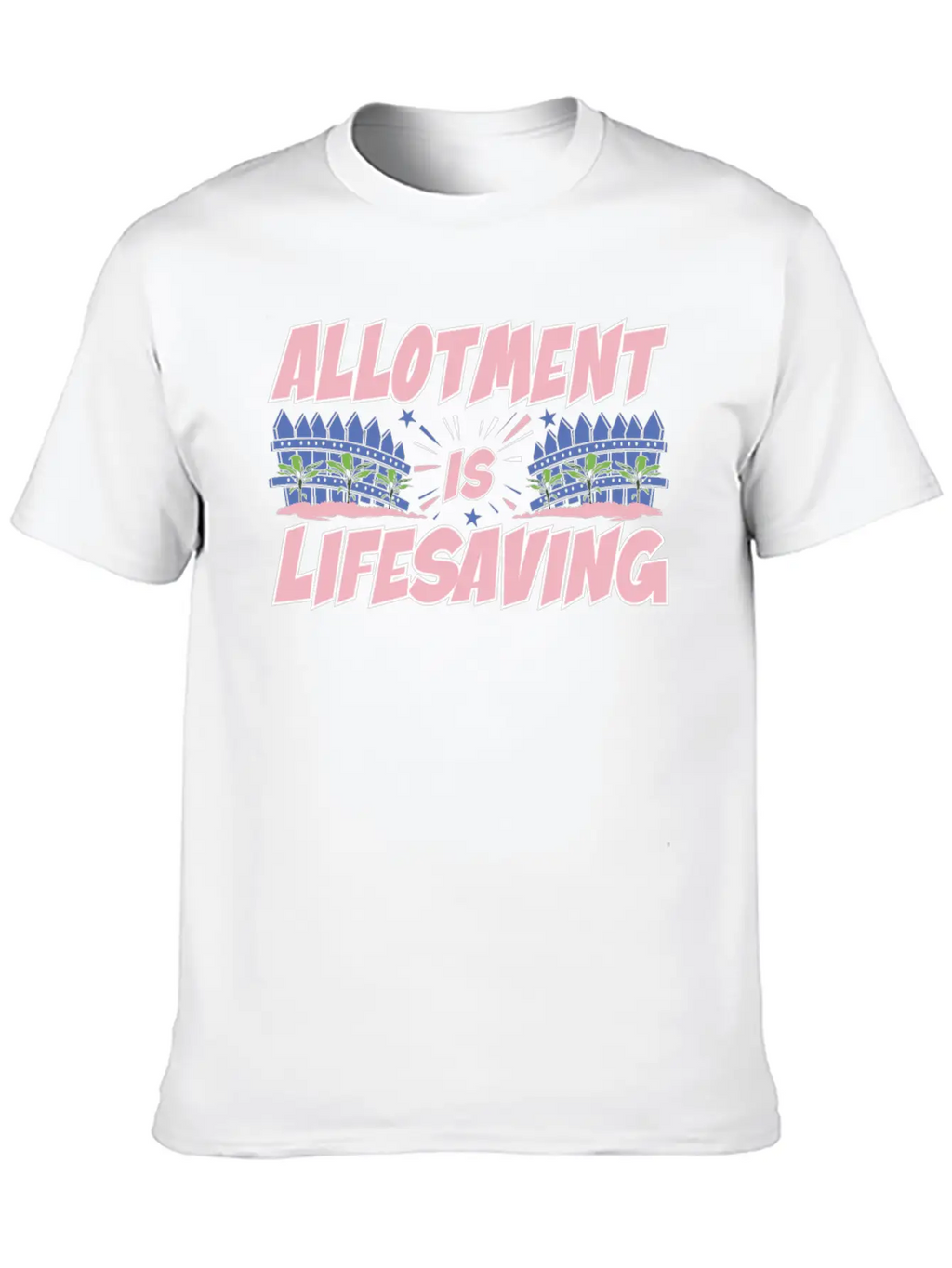 Allotment Is Lifesaving Classic Fit Graphic Tee For Daily Comfort – Unisex Cotton Shirt