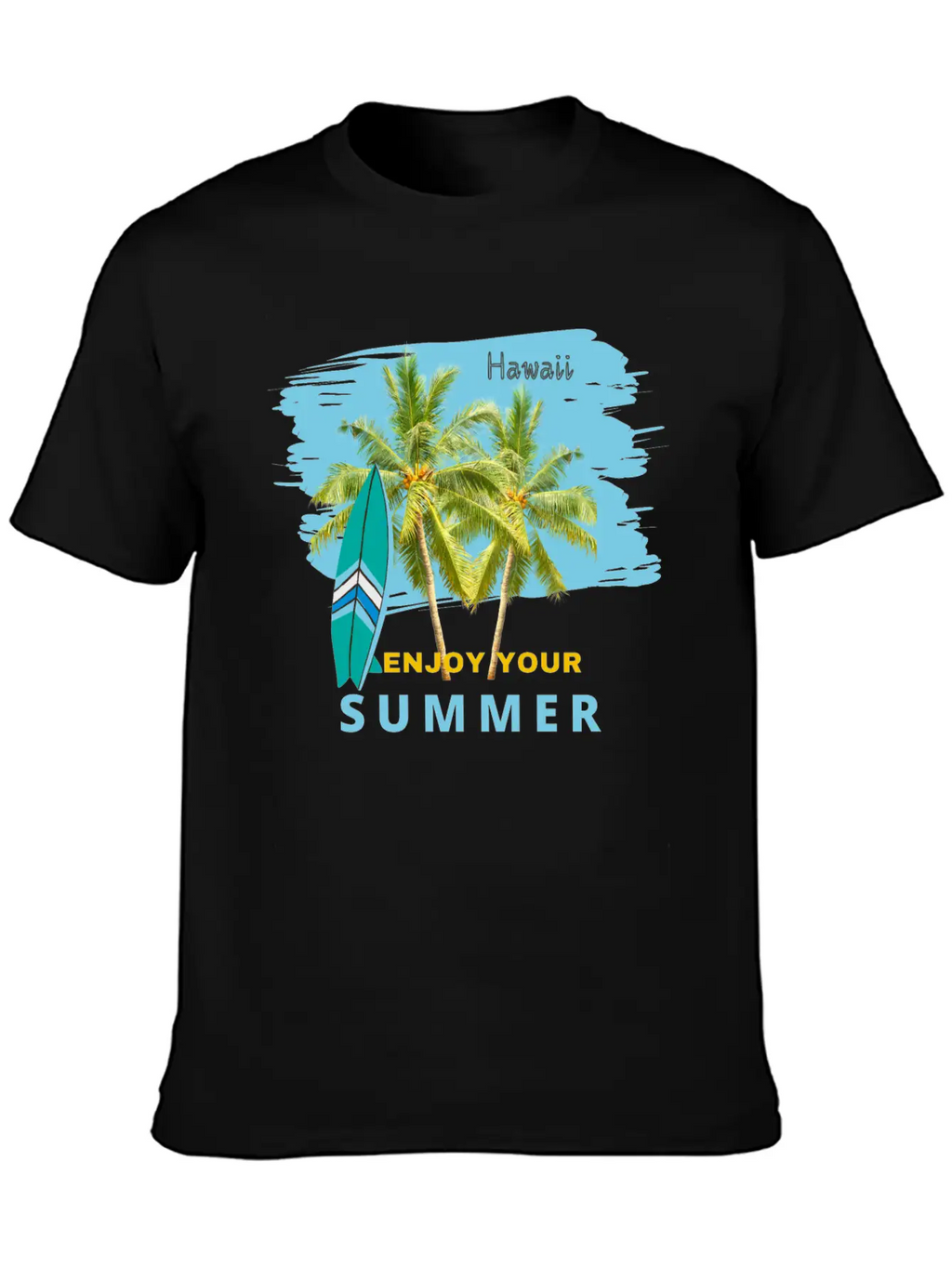 Aloha Summer Enjoy Your Hawaii Getaway Basic Graphic T-Shirt – Daily Comfort In Soft Cotton