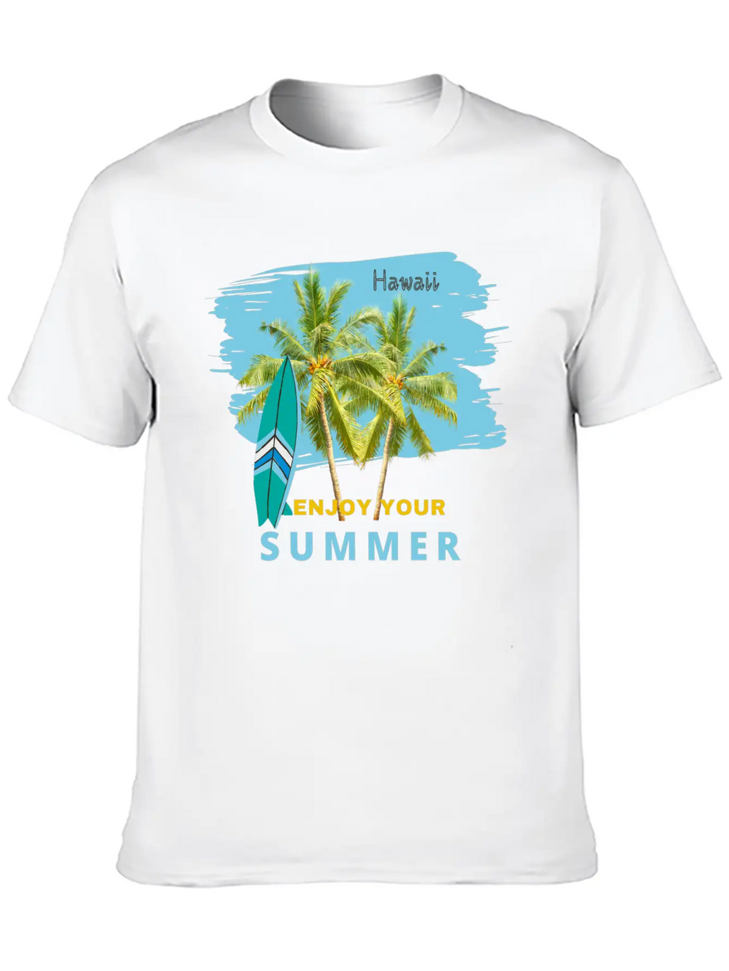 Aloha Summer Enjoy Your Hawaii Getaway Basic Graphic T-Shirt – Daily Comfort In Soft Cotton