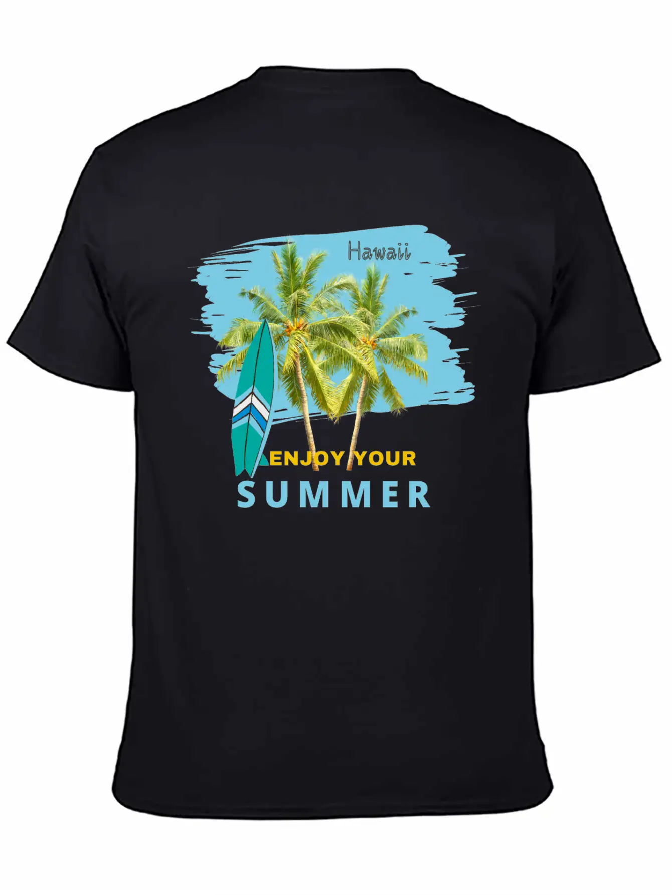Aloha Summer Enjoy Your Hawaii Getaway Basic Graphic T-Shirt – Daily Comfort In Soft Cotton