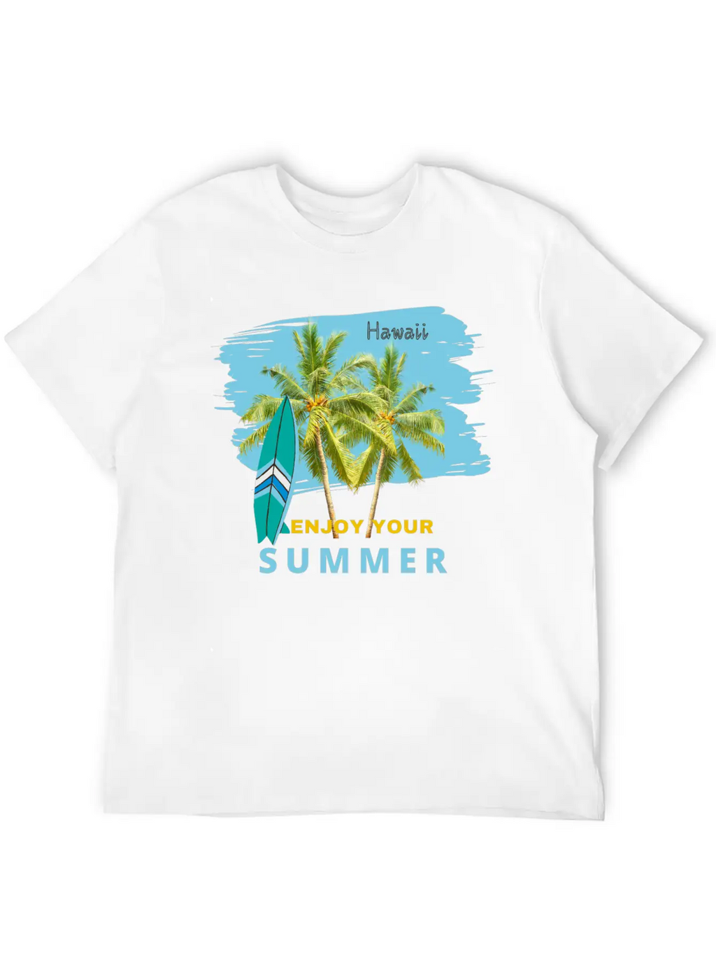 Aloha Summer Enjoy Your Hawaii Getaway Basic Graphic T-Shirt – Daily Comfort In Soft Cotton