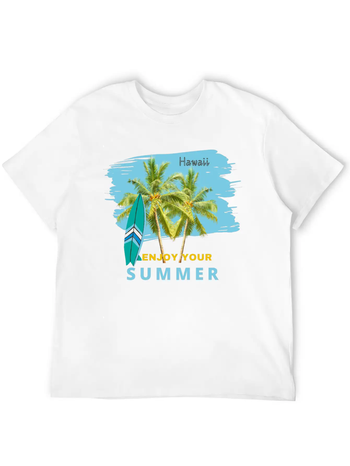 Aloha Summer Enjoy Your Hawaii Getaway Basic Graphic T-Shirt – Daily Comfort In Soft Cotton