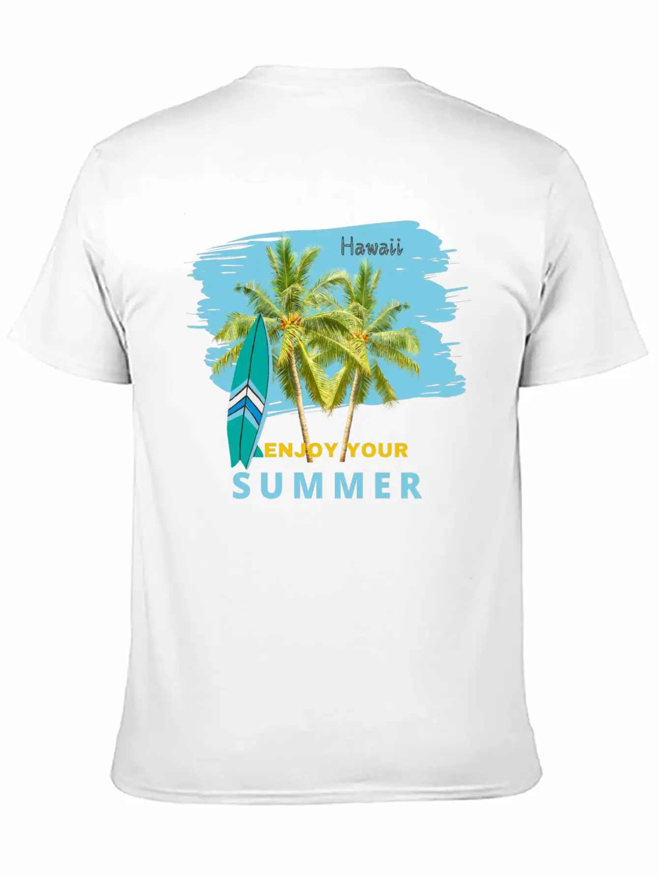 Aloha Summer Enjoy Your Hawaii Getaway Basic Graphic T-Shirt – Daily Comfort In Soft Cotton