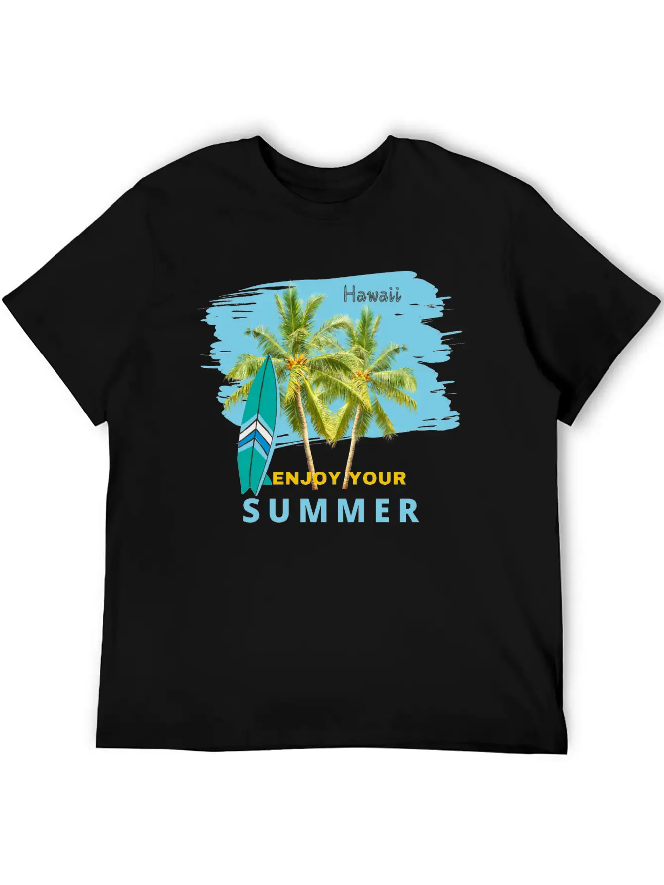 Aloha Summer Enjoy Your Hawaii Getaway Basic Graphic T-Shirt – Daily Comfort In Soft Cotton