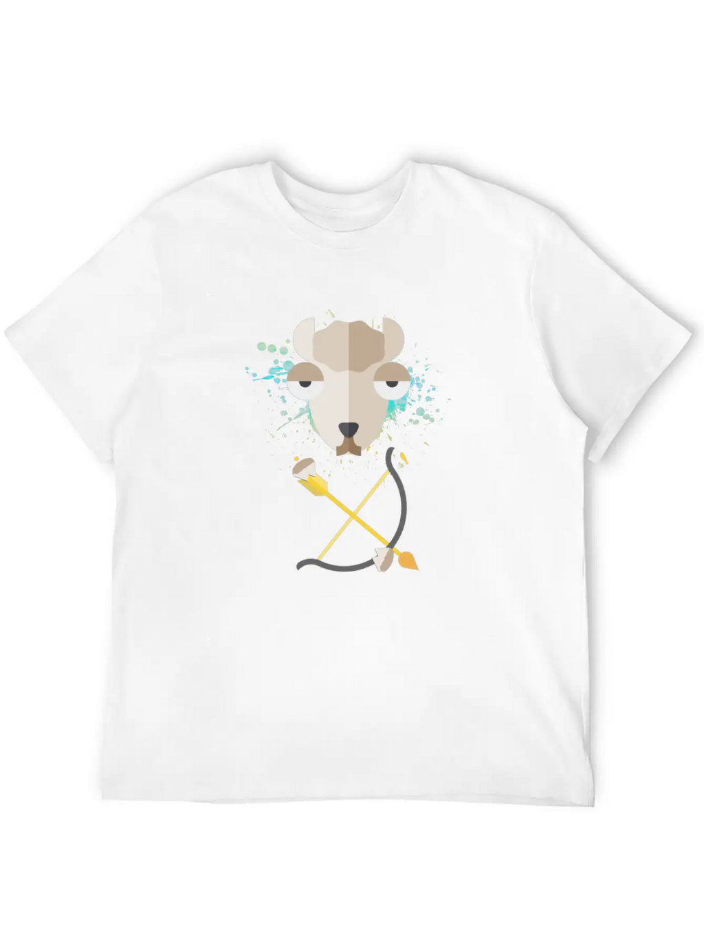 Alpaca Llama Bow Archery Archer Sports Animal Gift Simple Everyday Graphic Tee – Lightweight Summer Wear