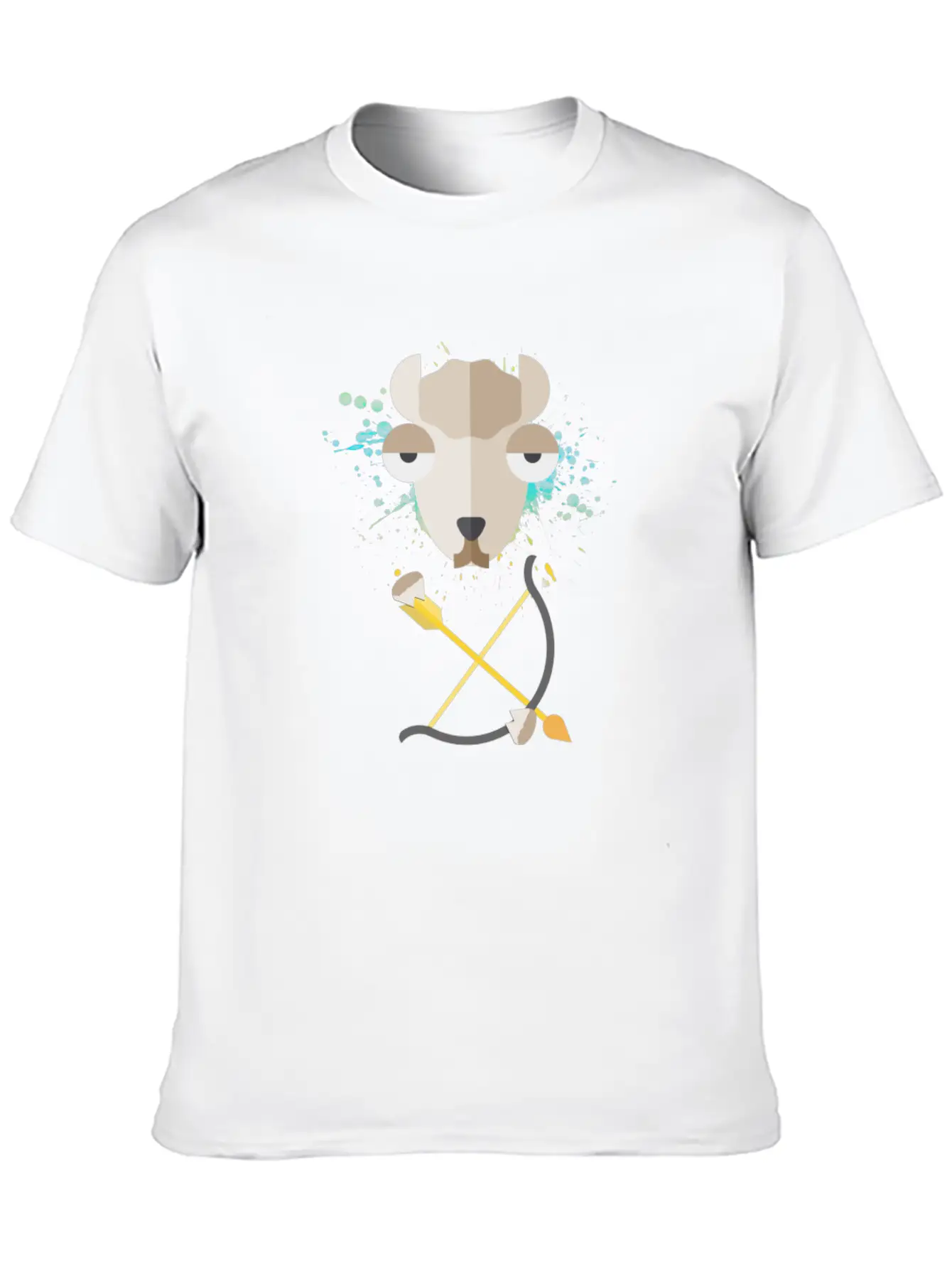 Alpaca Llama Bow Archery Archer Sports Animal Gift Simple Everyday Graphic Tee – Lightweight Summer Wear