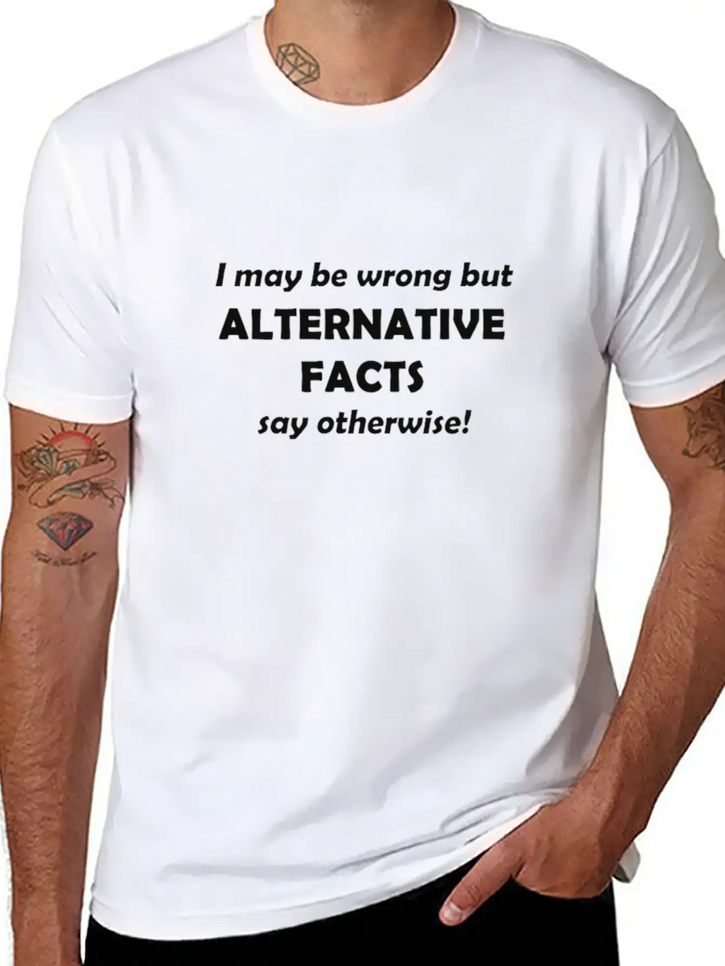 Alternative Facts #1 Timeless Short Sleeve Tee – Comfy And Minimalist Design