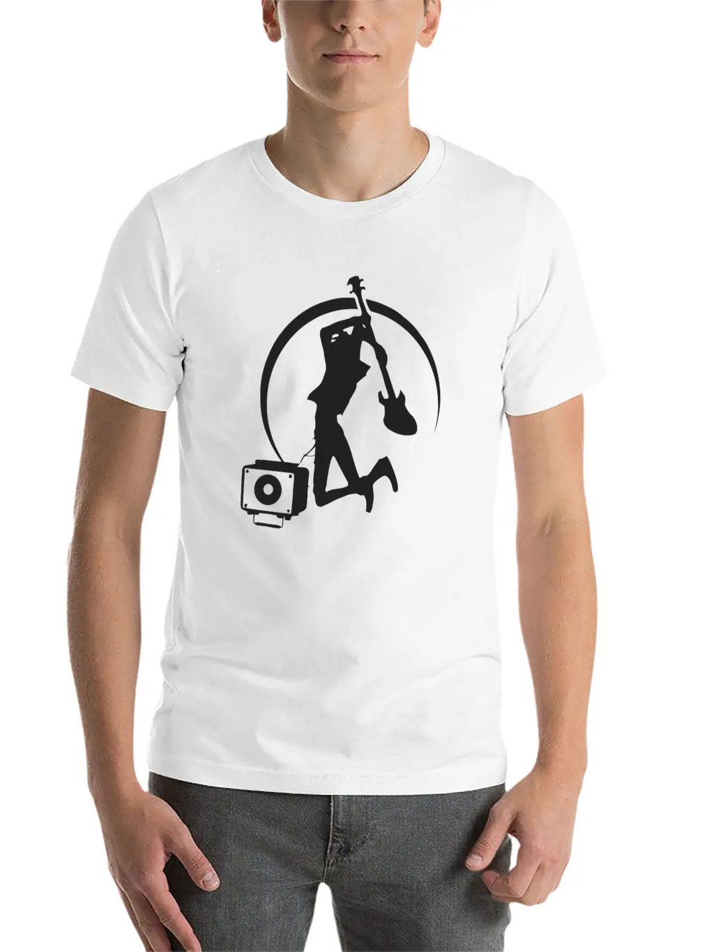 Alternative Rock Comfortable Minimalist Graphic Tee – Summer Style Essential