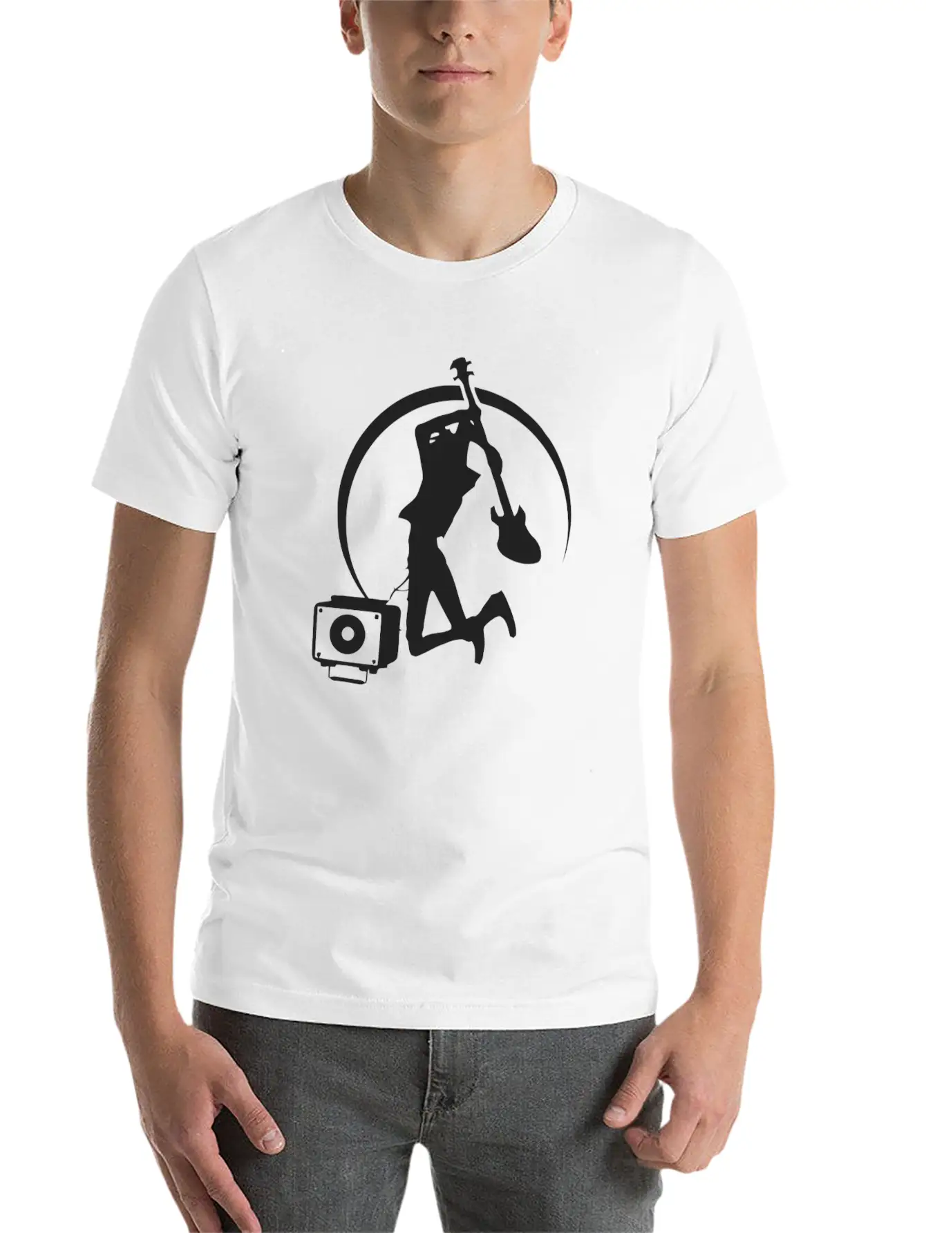 Alternative Rock Comfortable Minimalist Graphic Tee – Summer Style Essential