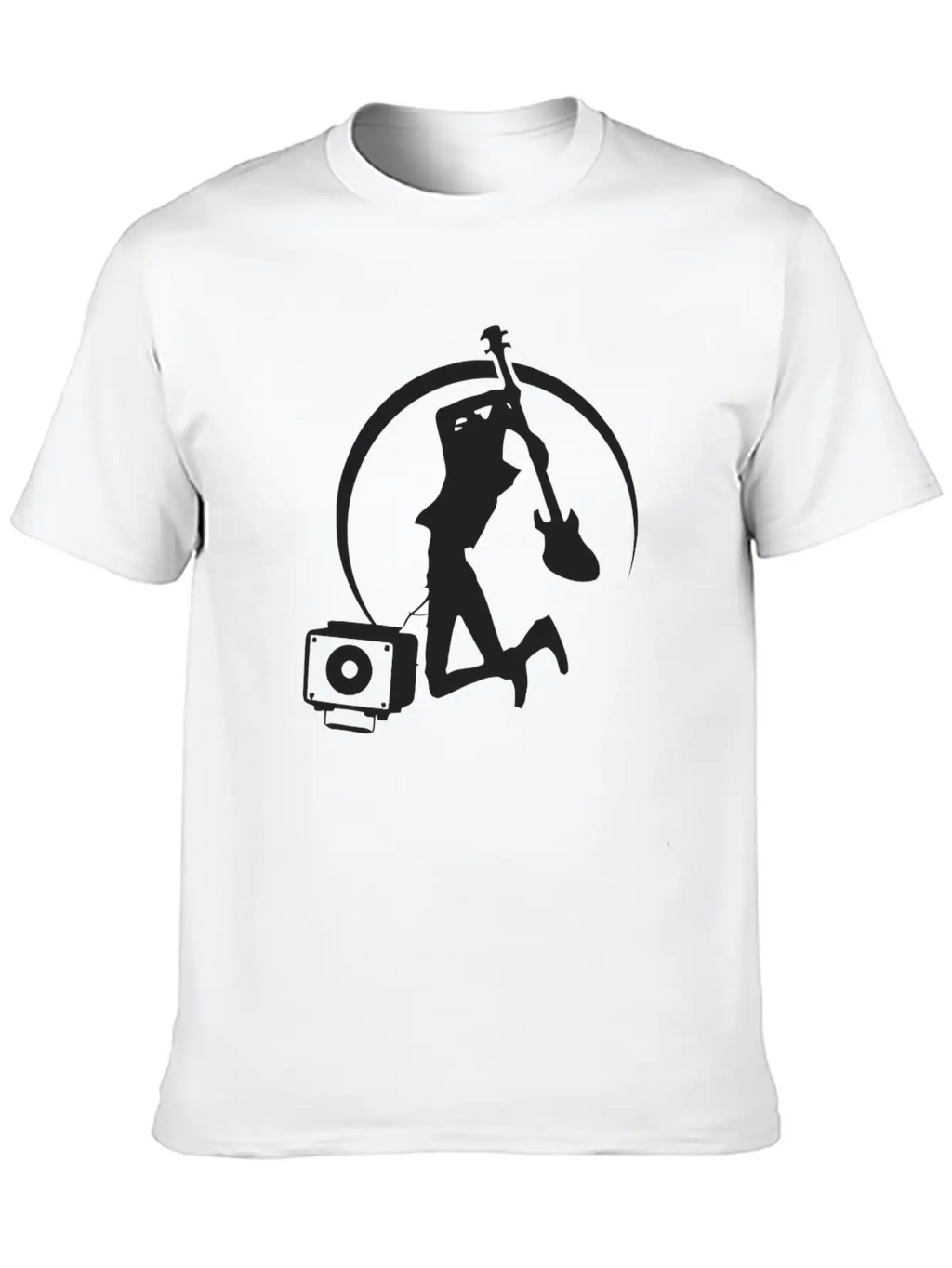 Alternative Rock Comfortable Minimalist Graphic Tee – Summer Style Essential