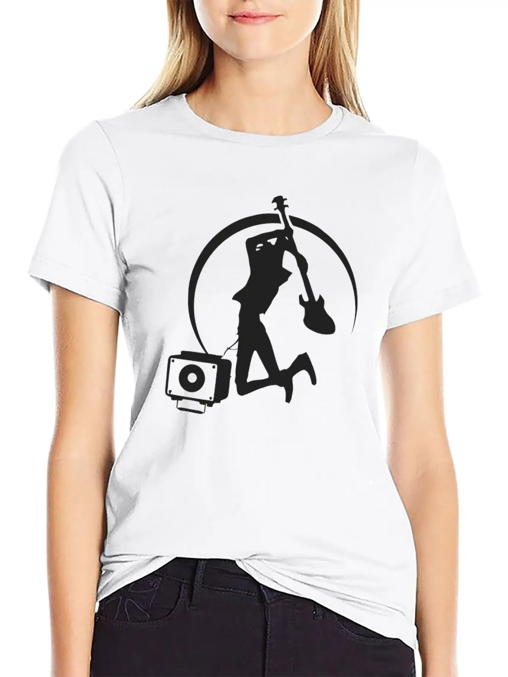 Alternative Rock Comfortable Minimalist Graphic Tee – Summer Style Essential