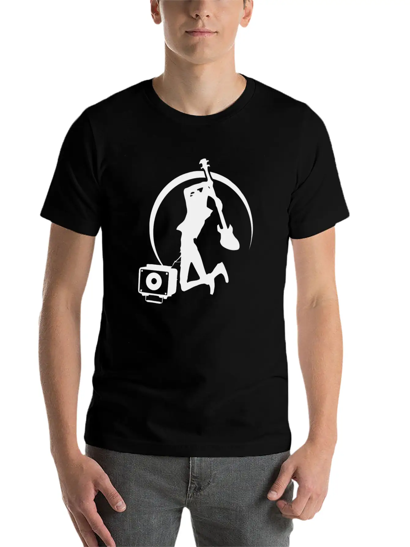 Alternative Rock Comfortable Minimalist Graphic Tee – Summer Style Essential