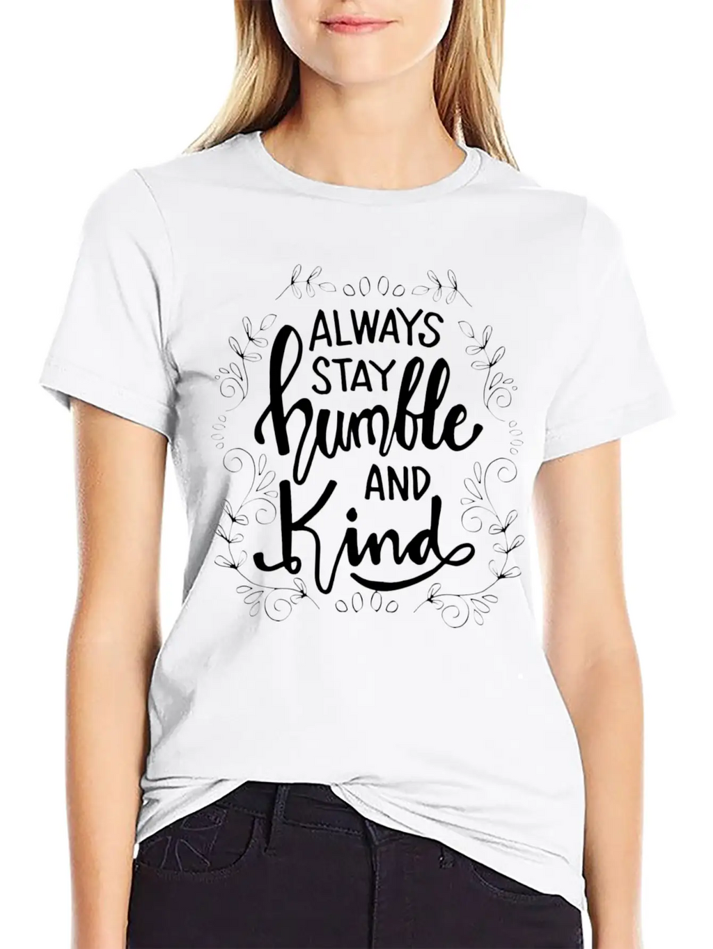 Always Be Kind Classic Crew Neck Graphic Tee – Everyday Minimal Look