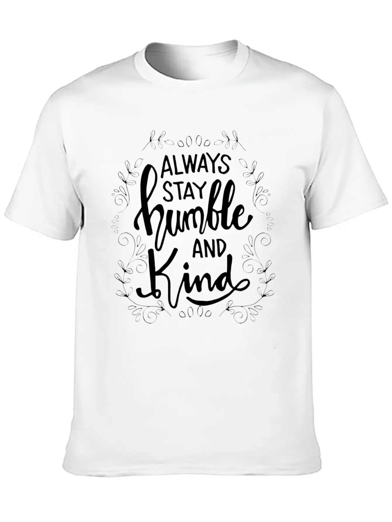 Always Be Kind Classic Crew Neck Graphic Tee – Everyday Minimal Look