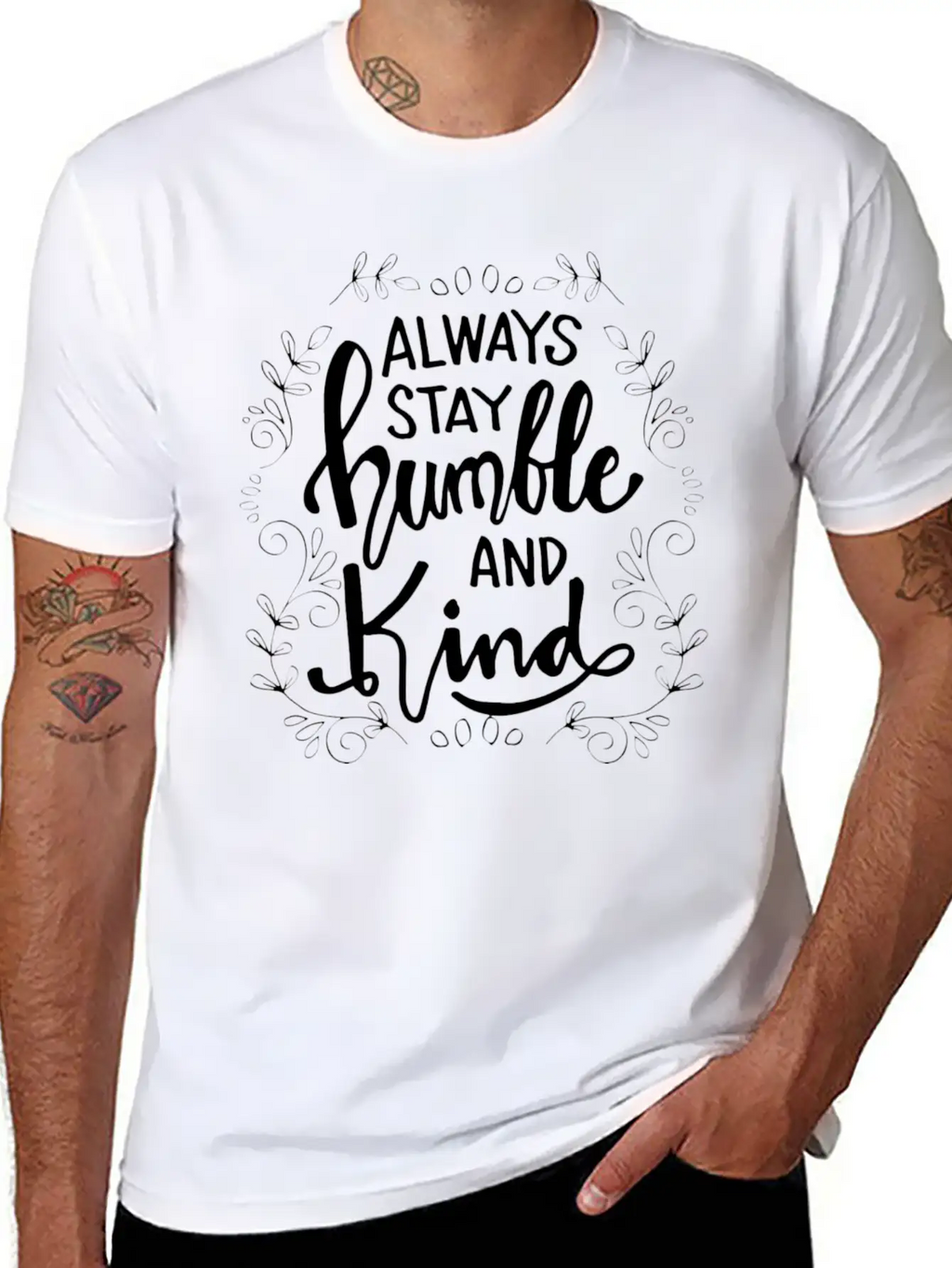 Always Be Kind Classic Crew Neck Graphic Tee – Everyday Minimal Look