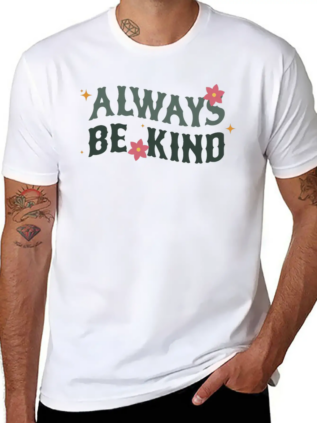 Always Be Kind Relaxed Everyday Tee – Lightweight And Durable Cotton