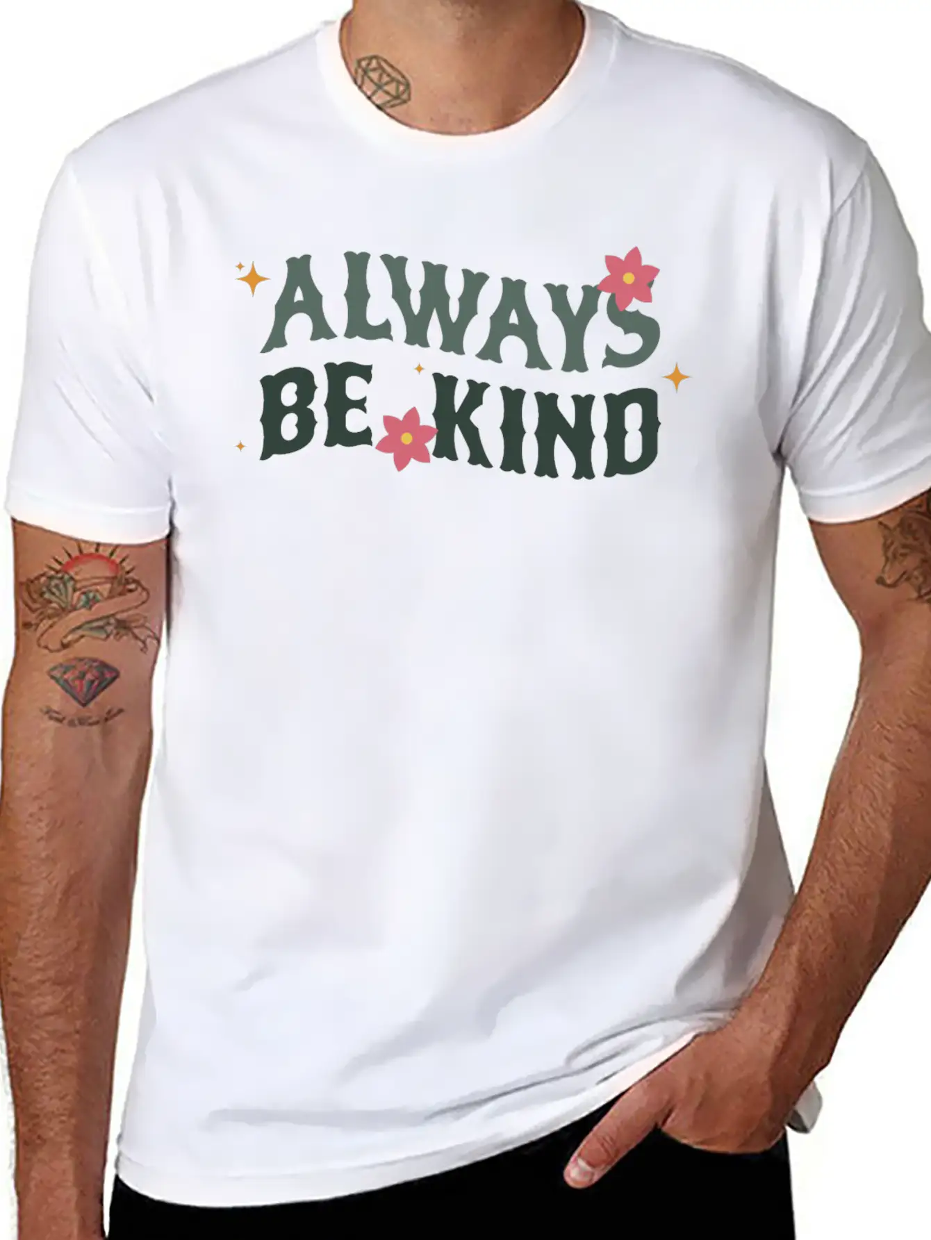 Always Be Kind Relaxed Everyday Tee – Lightweight And Durable Cotton