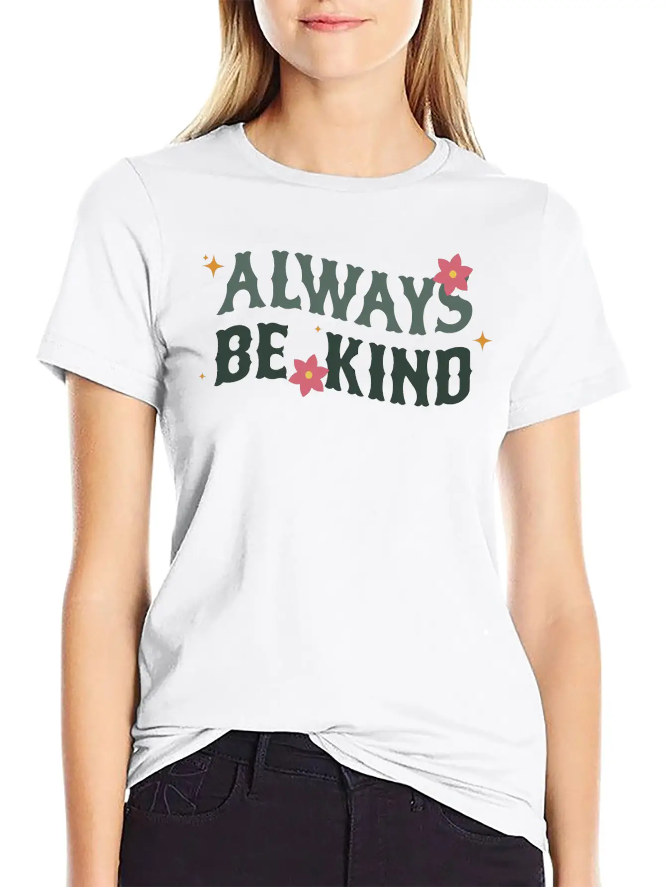 Always Be Kind Relaxed Everyday Tee – Lightweight And Durable Cotton