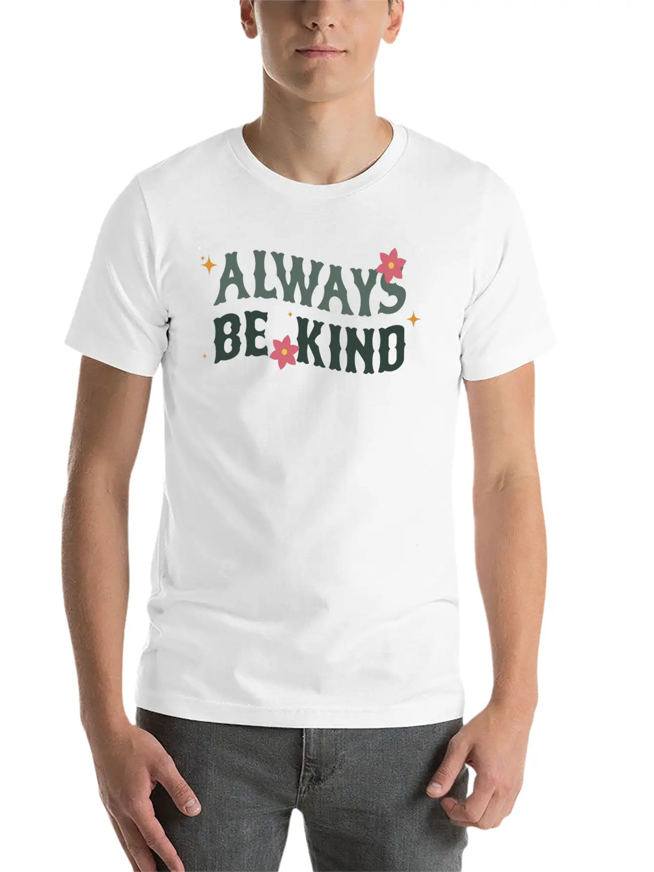 Always Be Kind Relaxed Everyday Tee – Lightweight And Durable Cotton