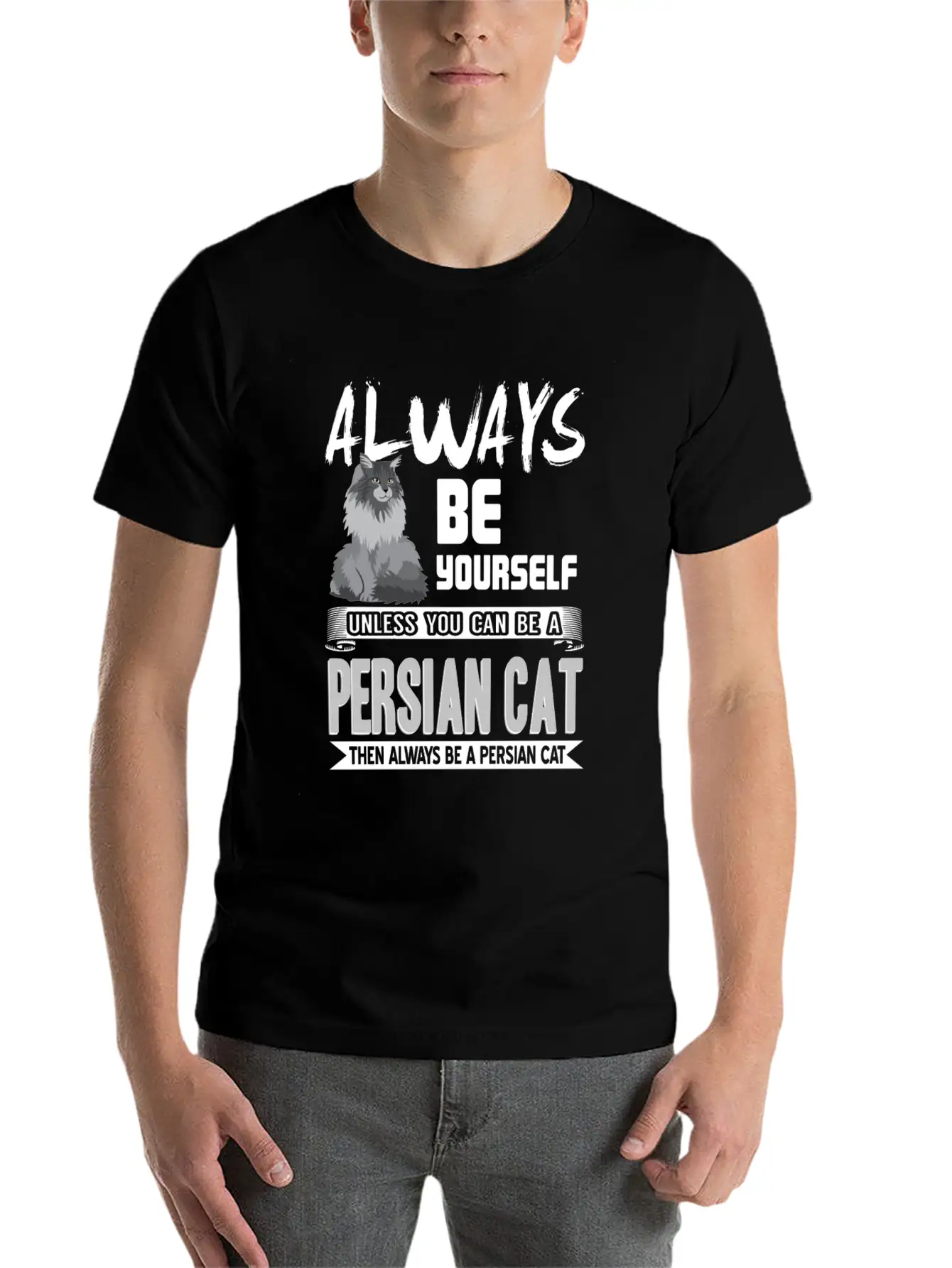 Always Be Yourself Unless You Can Be A Persian Cat Classic Cotton Tee – Unisex Comfort For Any Season