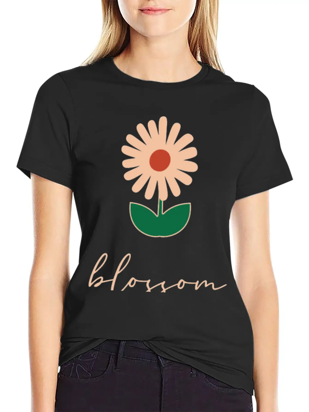Always Blossom Basic Graphic T-Shirt – Daily Comfort In Soft Cotton