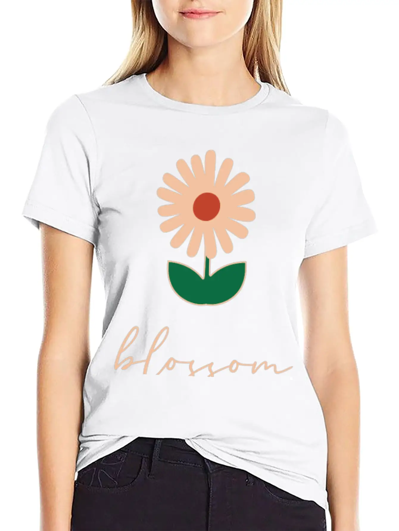 Always Blossom Basic Graphic T-Shirt – Daily Comfort In Soft Cotton