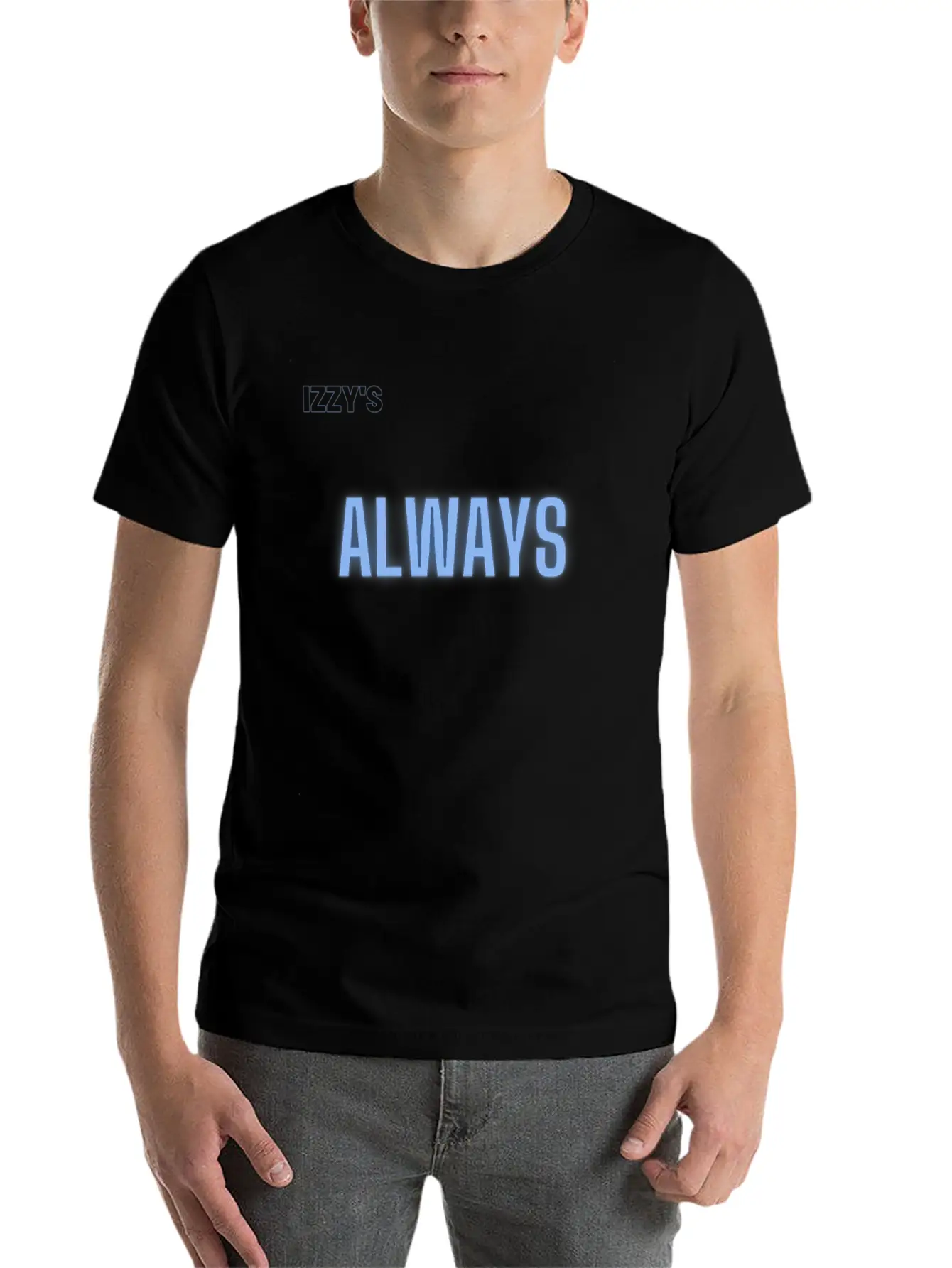 Always Glow Classic Fit Graphic Tee For Daily Comfort – Unisex Cotton Shirt