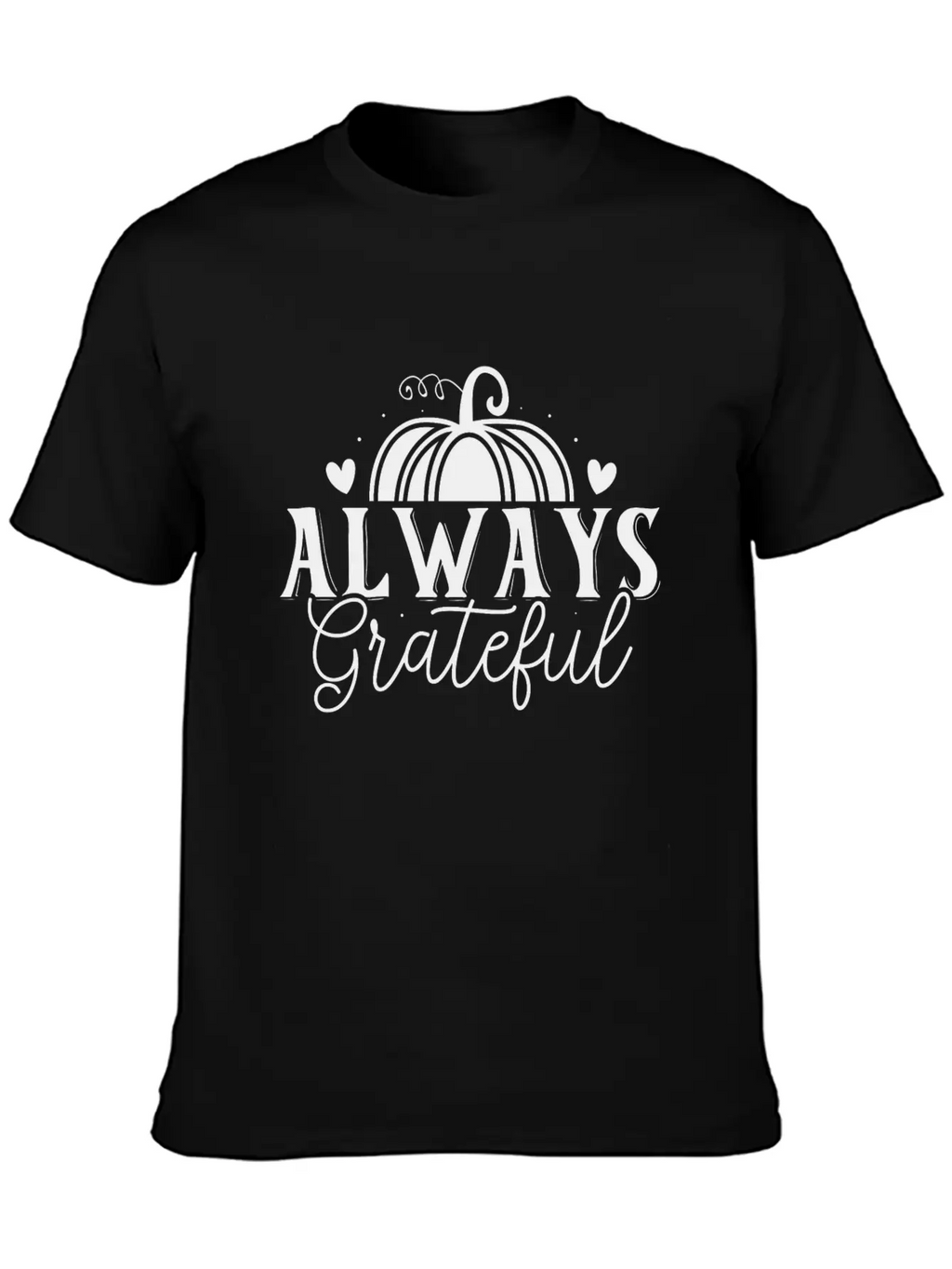 Always Grateful Timeless Short Sleeve Tee – Comfy And Minimalist Design