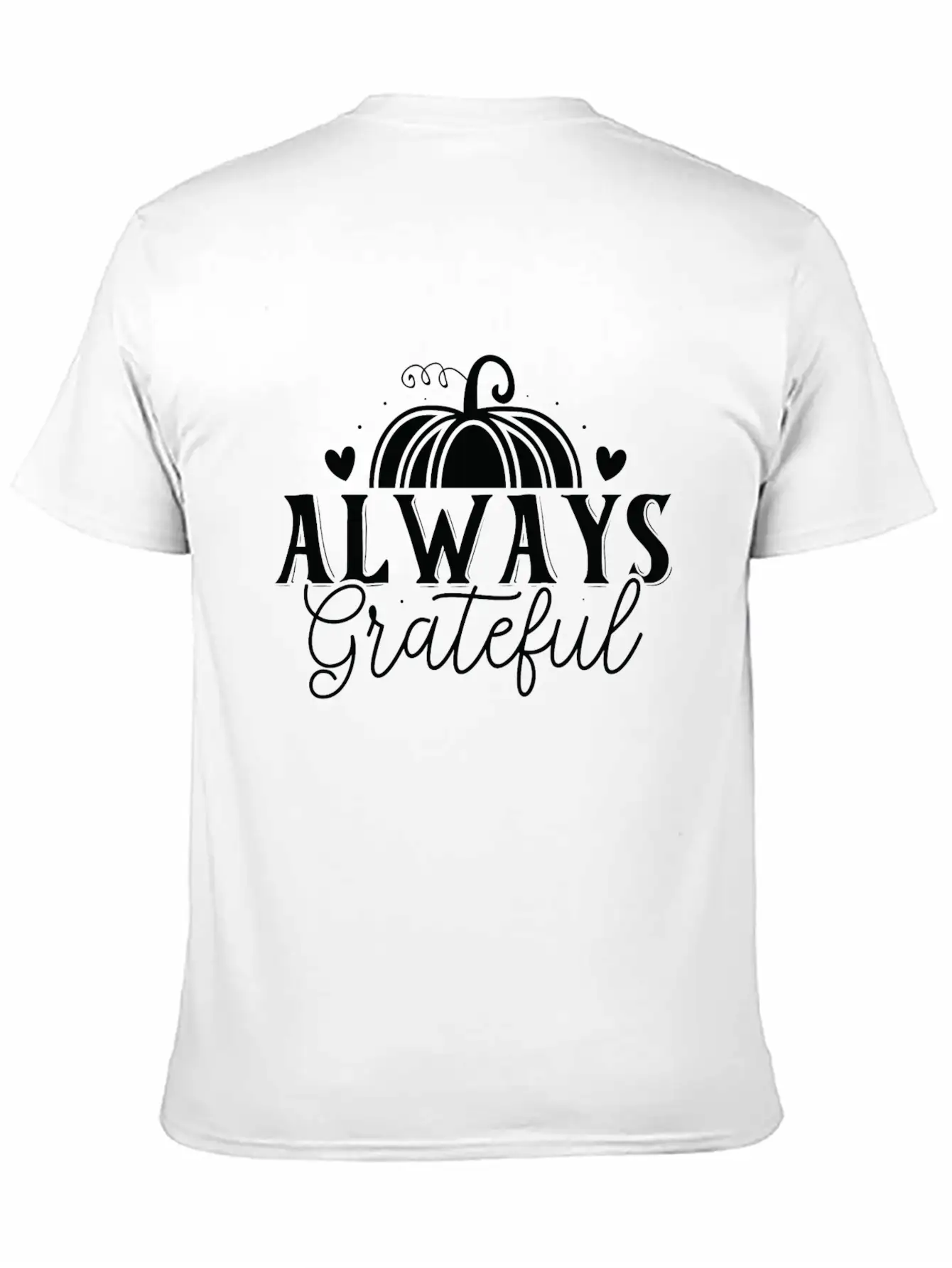 Always Grateful Timeless Short Sleeve Tee – Comfy And Minimalist Design