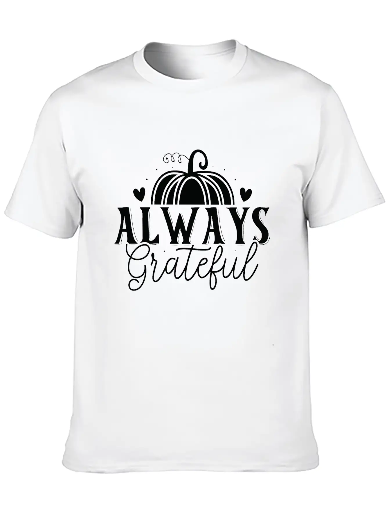 Always Grateful Timeless Short Sleeve Tee – Comfy And Minimalist Design