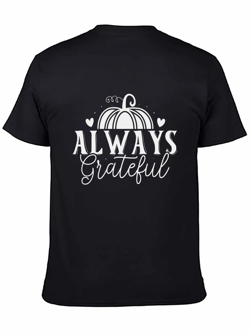 Always Grateful Timeless Short Sleeve Tee – Comfy And Minimalist Design