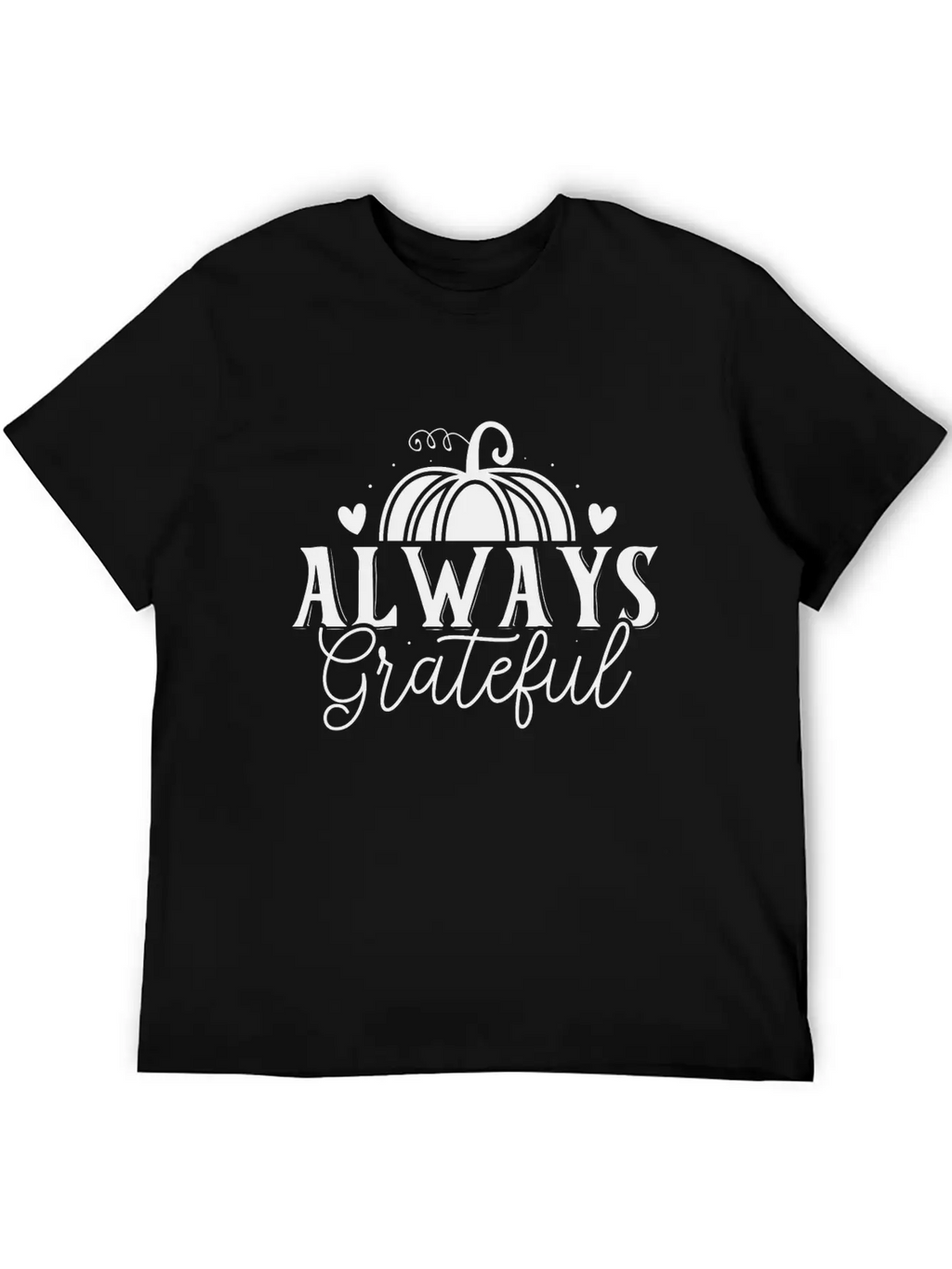 Always Grateful Timeless Short Sleeve Tee – Comfy And Minimalist Design