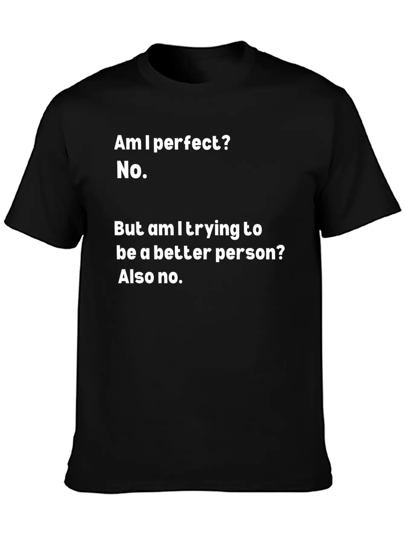 Am I Perfect No. Apparel Classic Fit Graphic Tee For Daily Comfort – Unisex Cotton Shirt