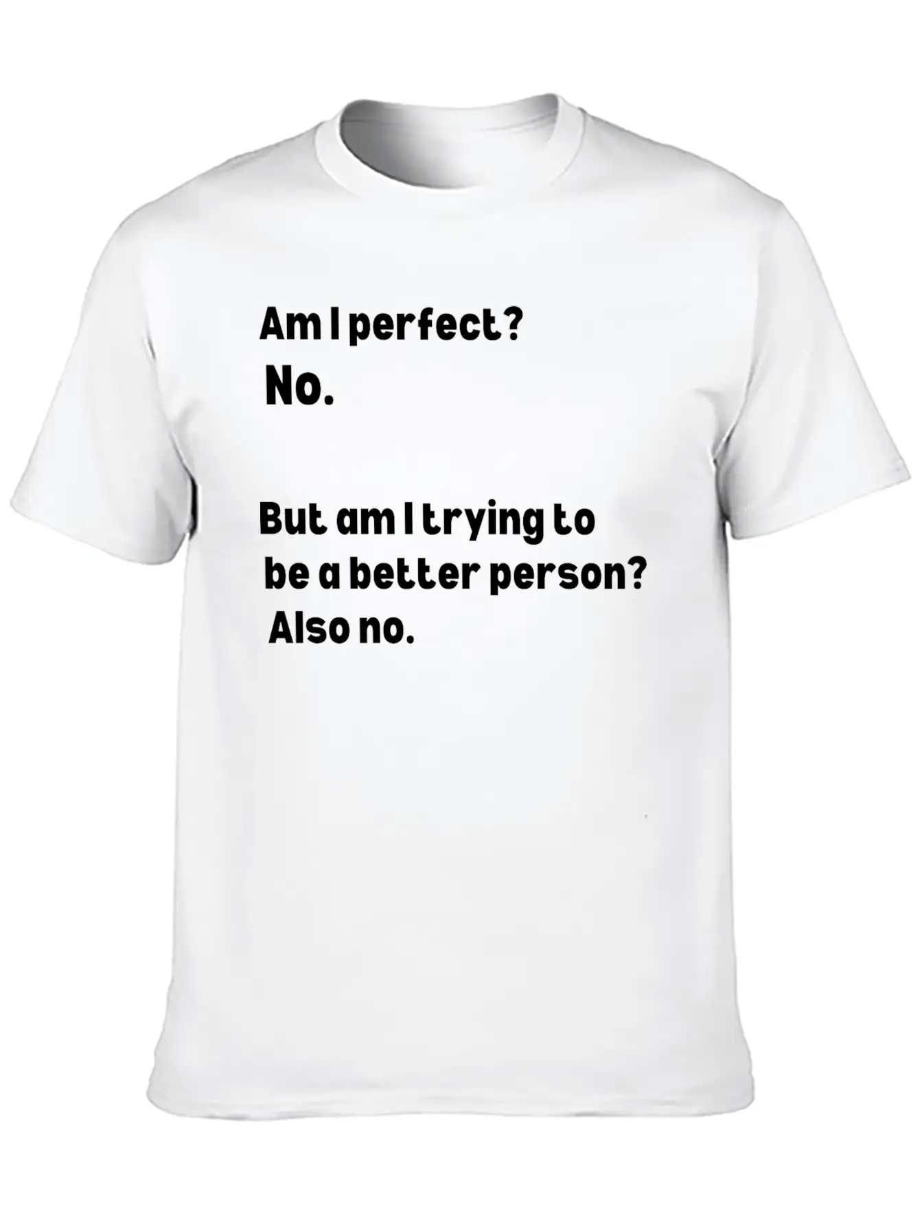 Am I Perfect No. Apparel Classic Fit Graphic Tee For Daily Comfort – Unisex Cotton Shirt