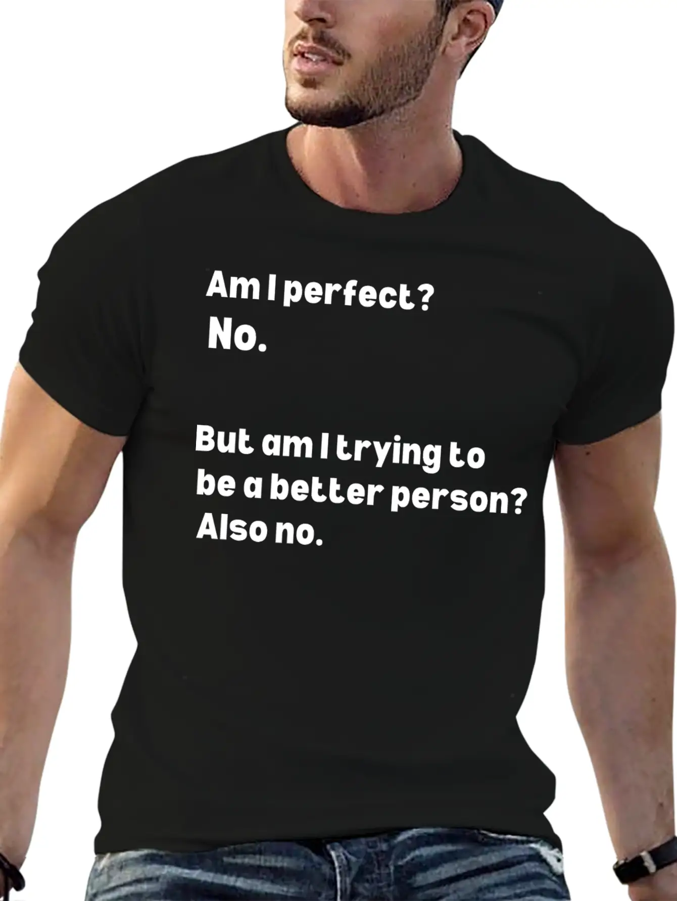 Am I Perfect No. Apparel Classic Fit Graphic Tee For Daily Comfort – Unisex Cotton Shirt