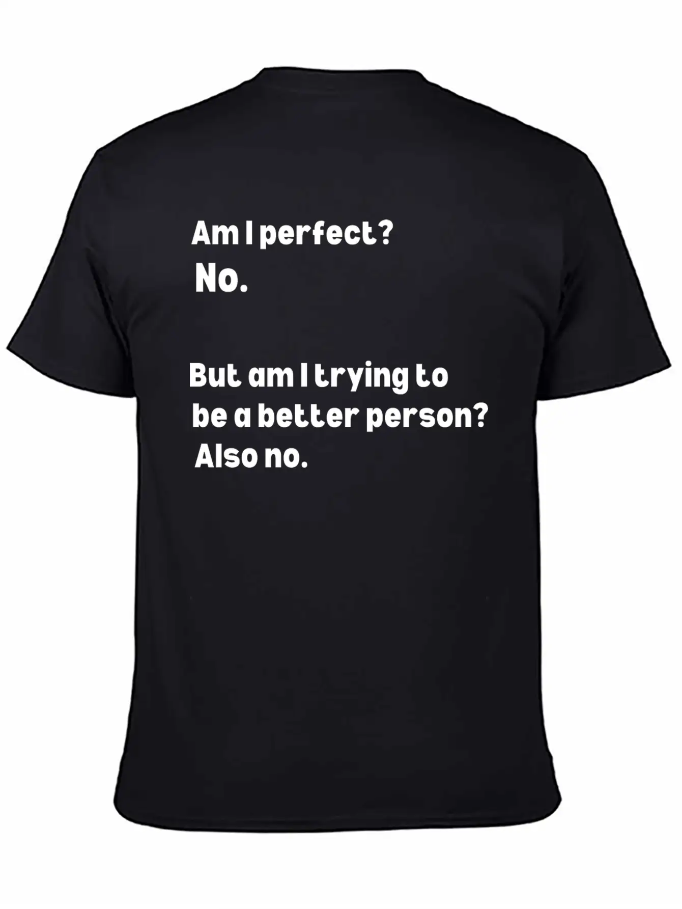 Am I Perfect No. Apparel Classic Fit Graphic Tee For Daily Comfort – Unisex Cotton Shirt