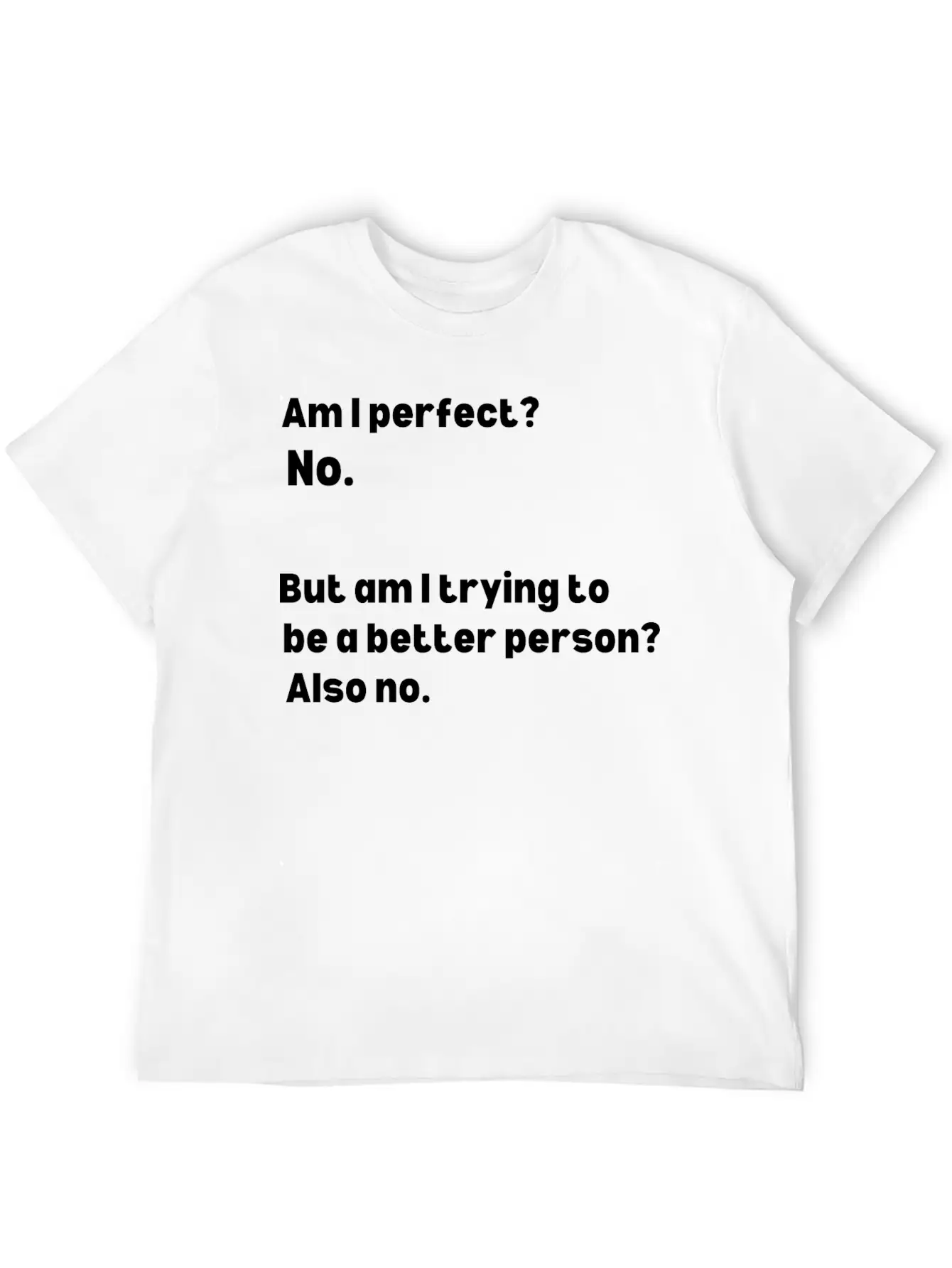 Am I Perfect No. Apparel Classic Fit Graphic Tee For Daily Comfort – Unisex Cotton Shirt