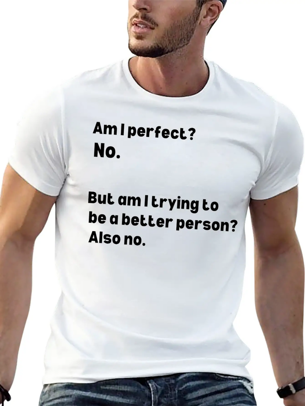 Am I Perfect No. Apparel Classic Fit Graphic Tee For Daily Comfort – Unisex Cotton Shirt
