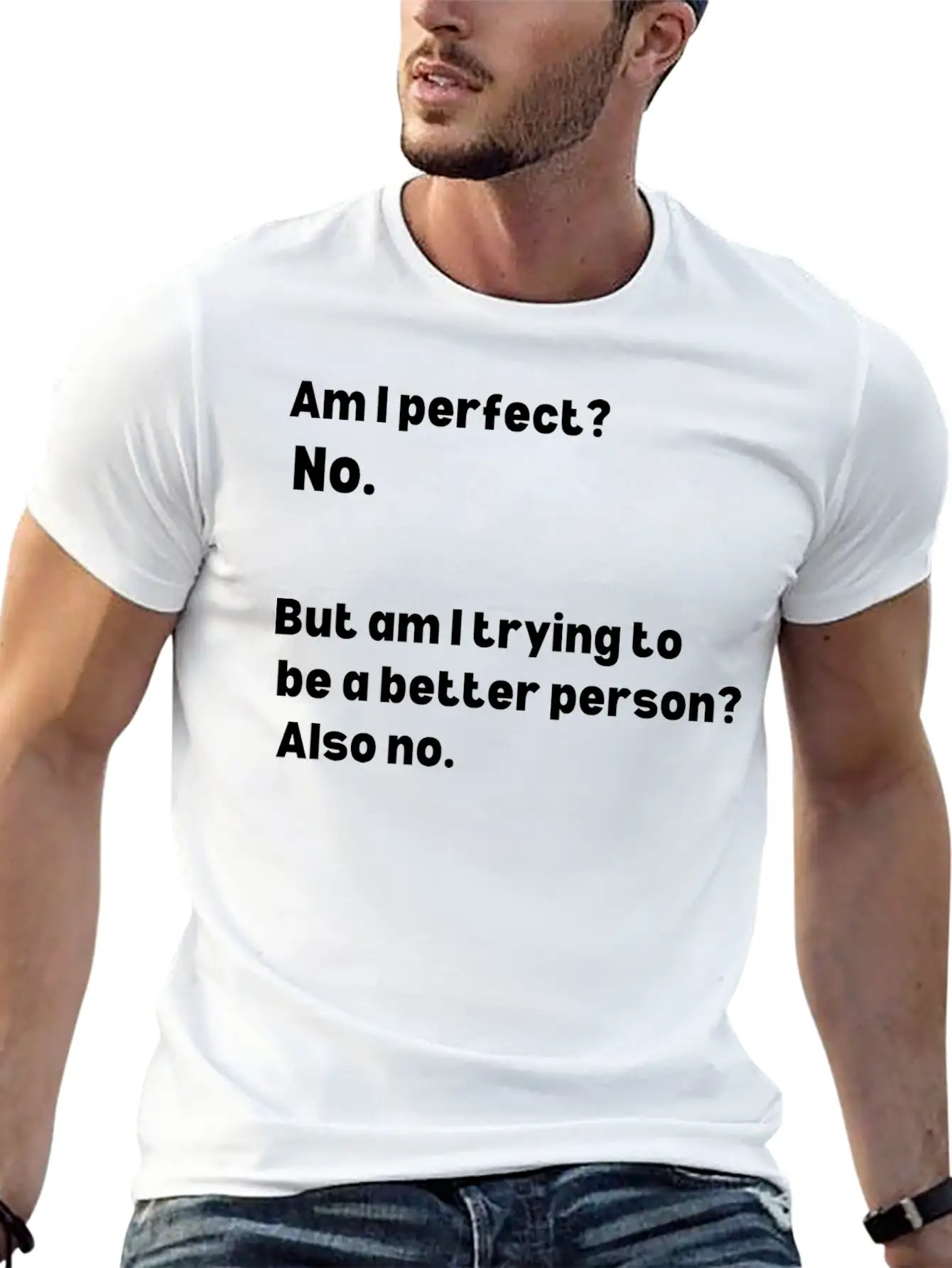Am I Perfect No. Apparel Classic Fit Graphic Tee For Daily Comfort – Unisex Cotton Shirt
