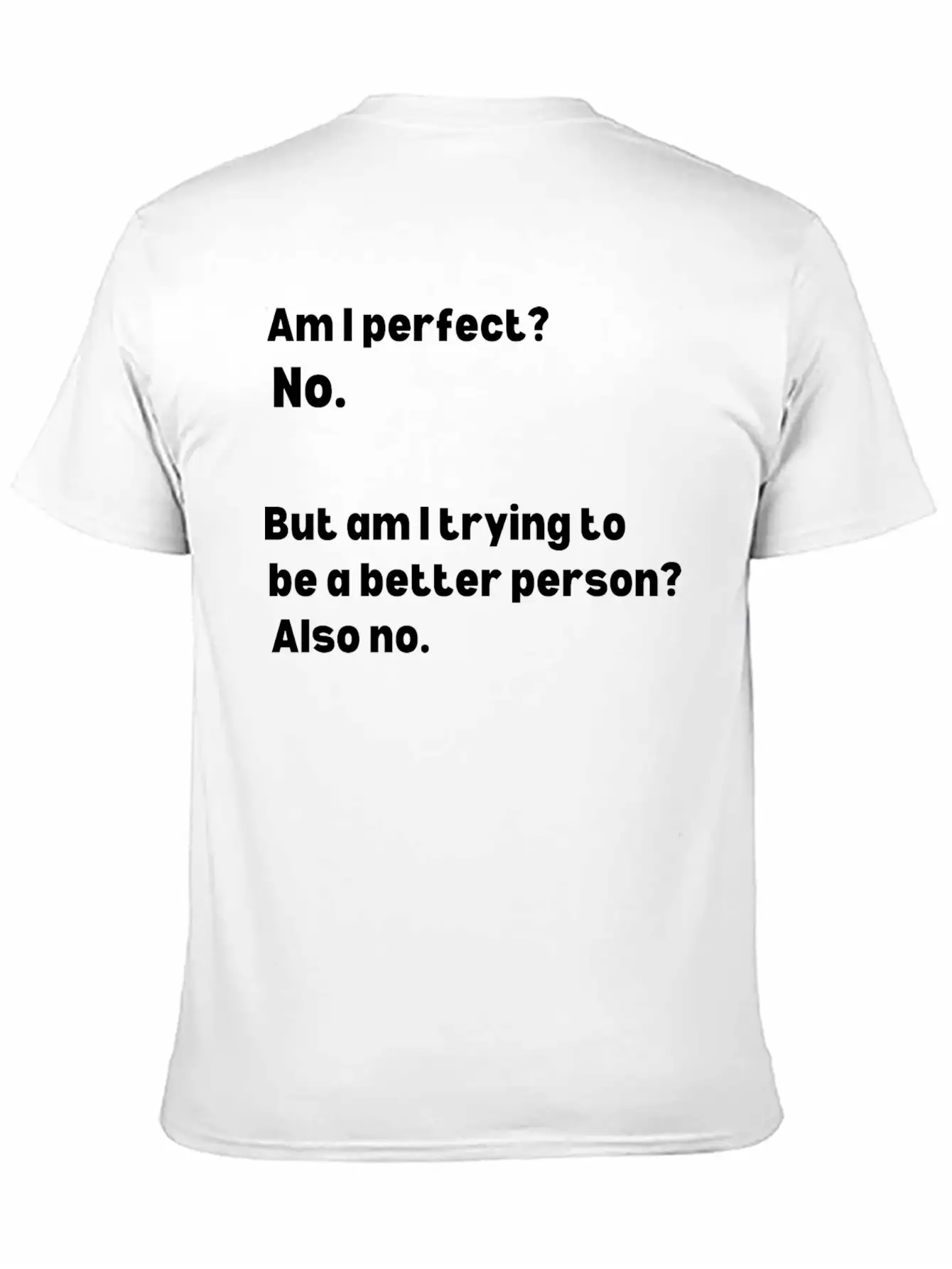 Am I Perfect No. Apparel Classic Fit Graphic Tee For Daily Comfort – Unisex Cotton Shirt