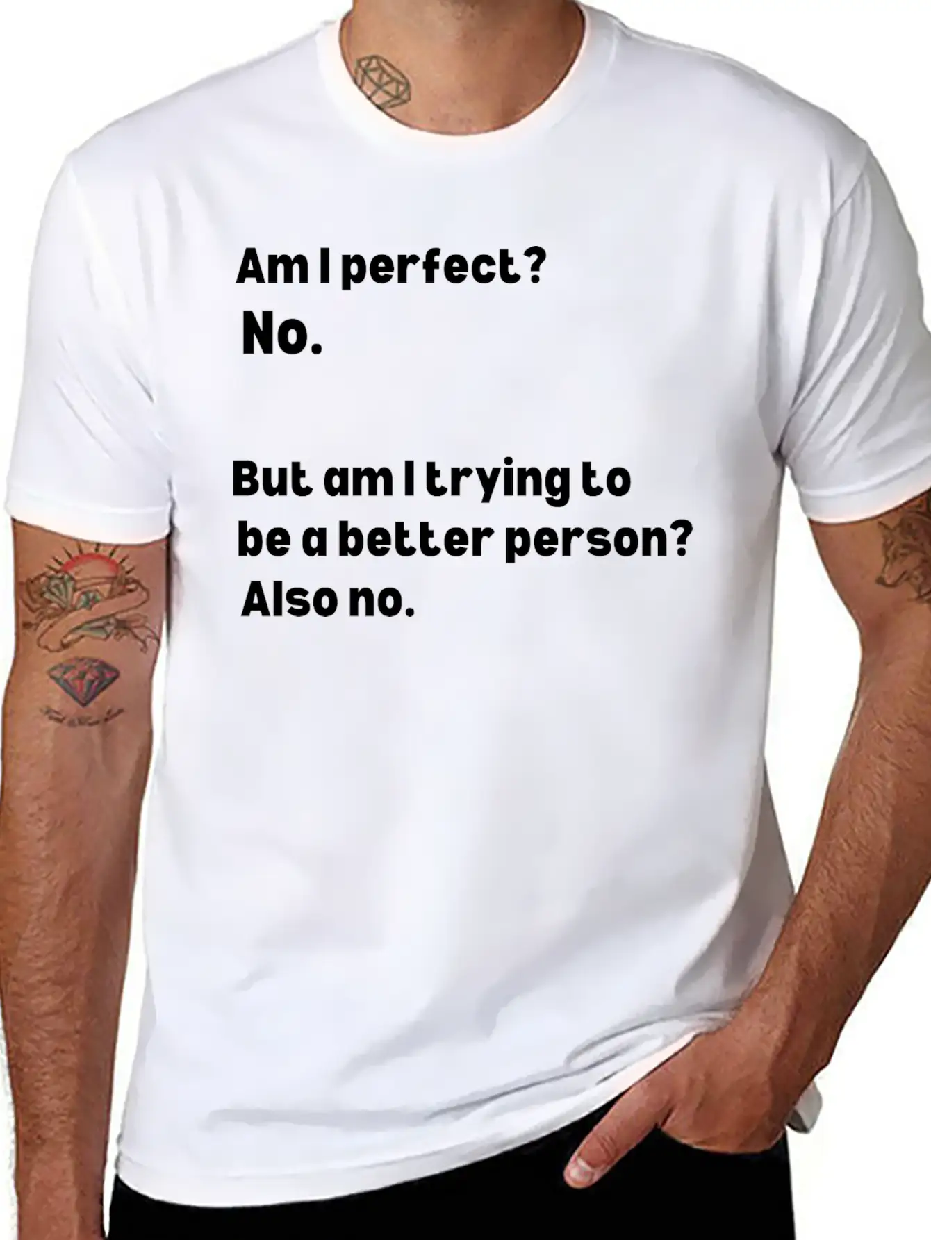 Am I Perfect No. Apparel Classic Fit Graphic Tee For Daily Comfort – Unisex Cotton Shirt