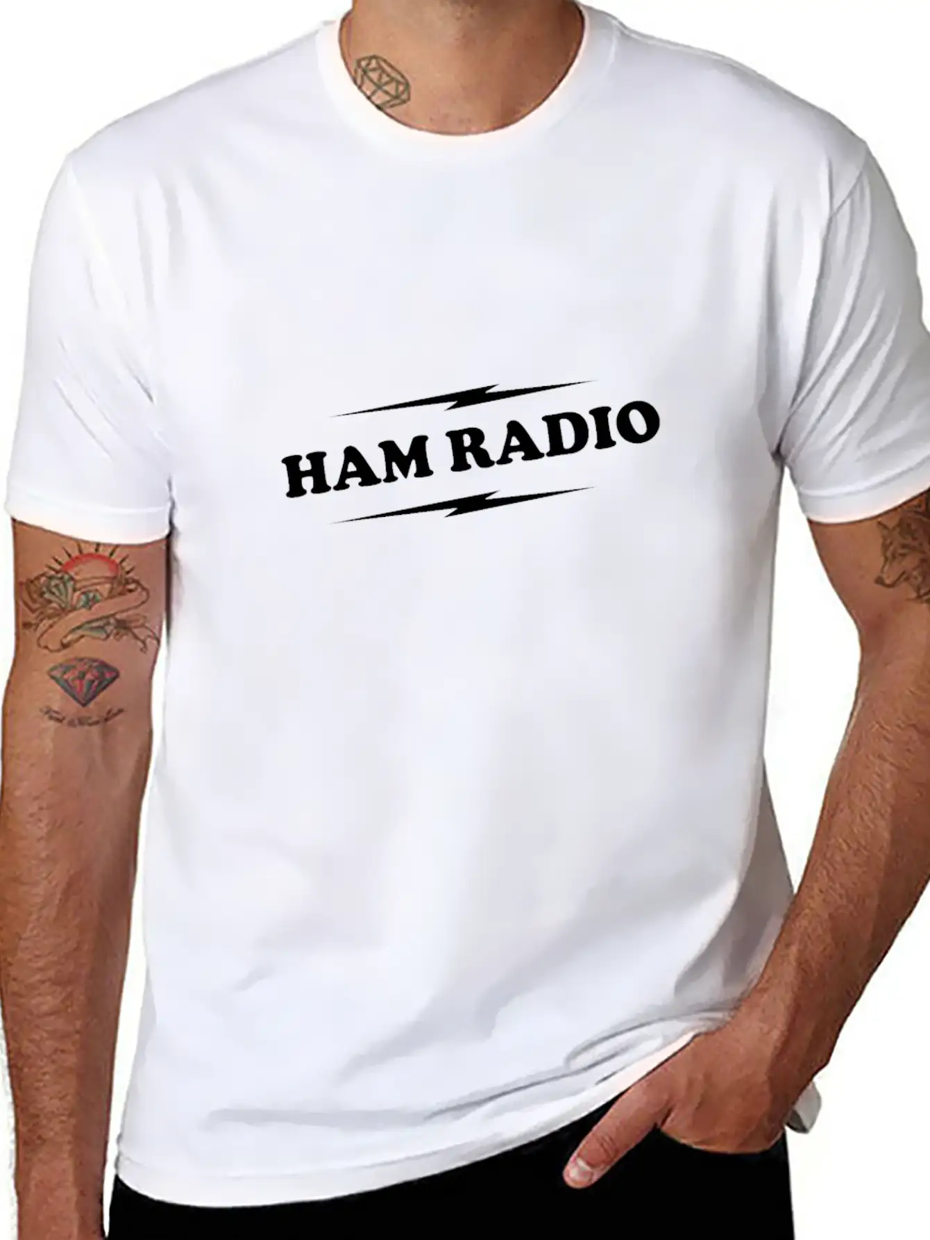 Amateur Ham Radio Dad Grandpa Gift Classic Fit Graphic Tee For Daily Comfort – Unisex Cotton Shirt