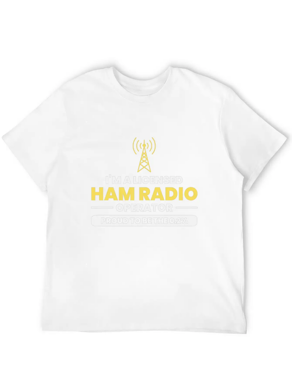 Amateur Ham Radio Funny Gift Unisex Casual T-Shirt – Clean Design For Daily Comfort